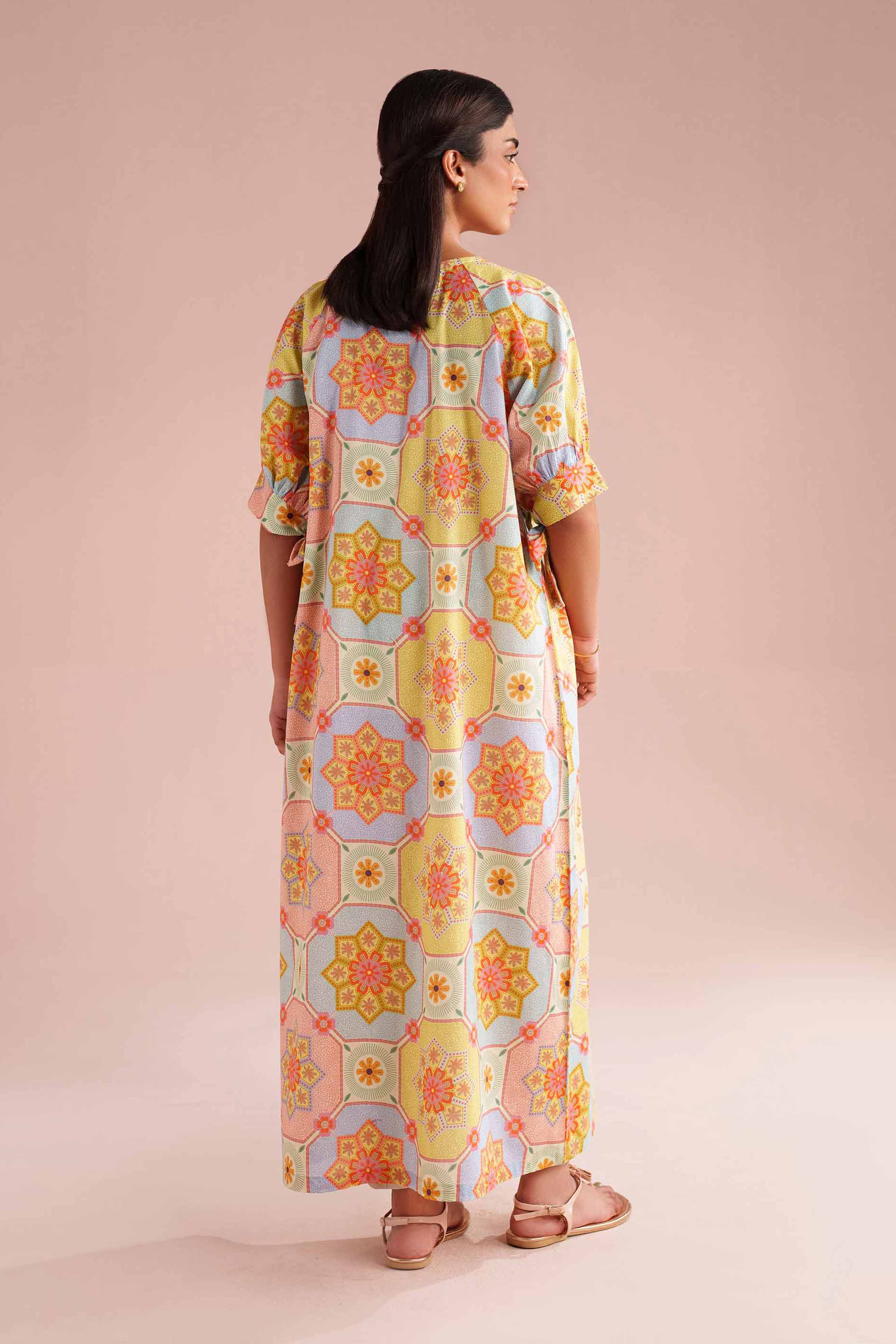 Printed Dress - AS26-19 - Image 3