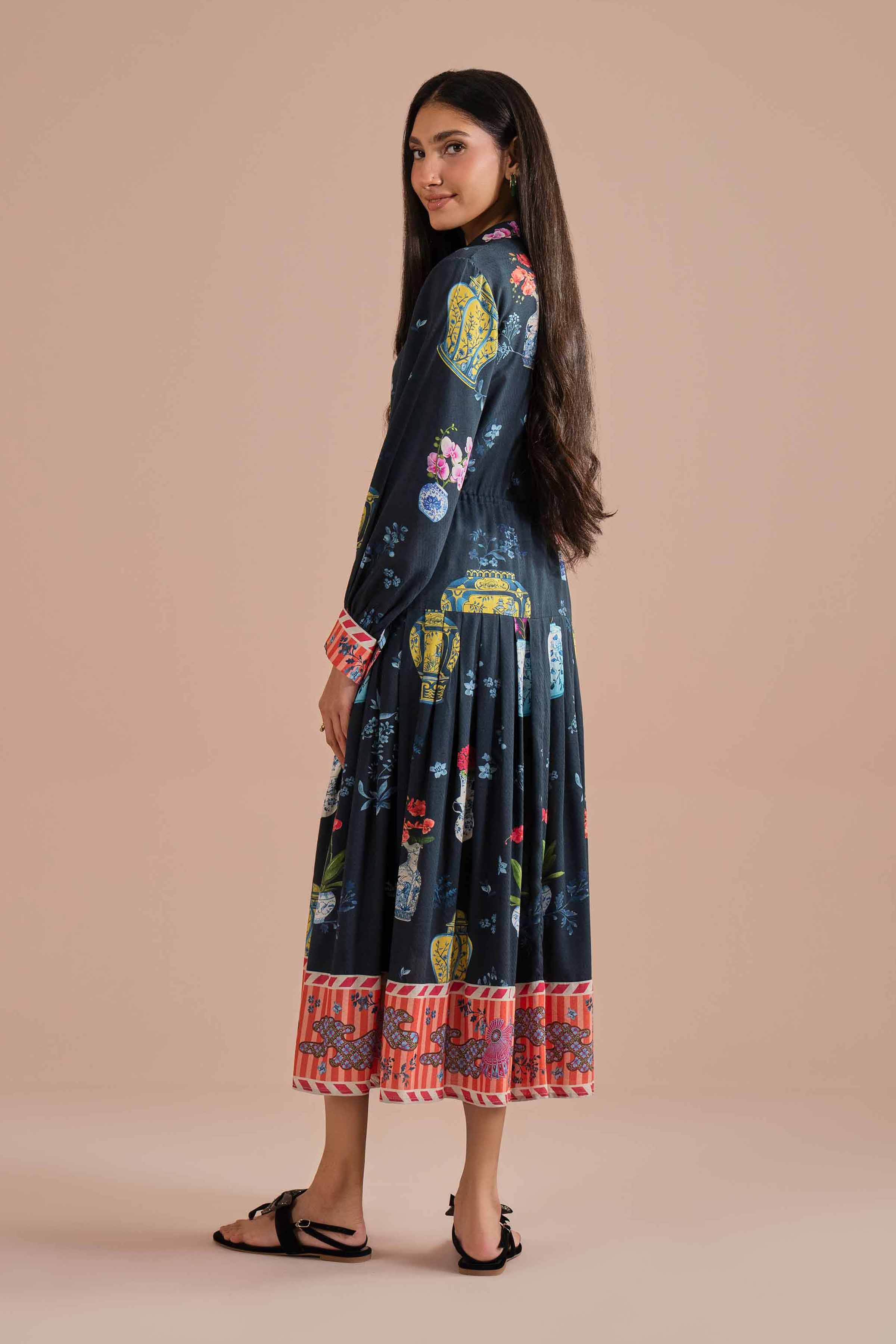 Printed Dress - AS26-22 - Image 3
