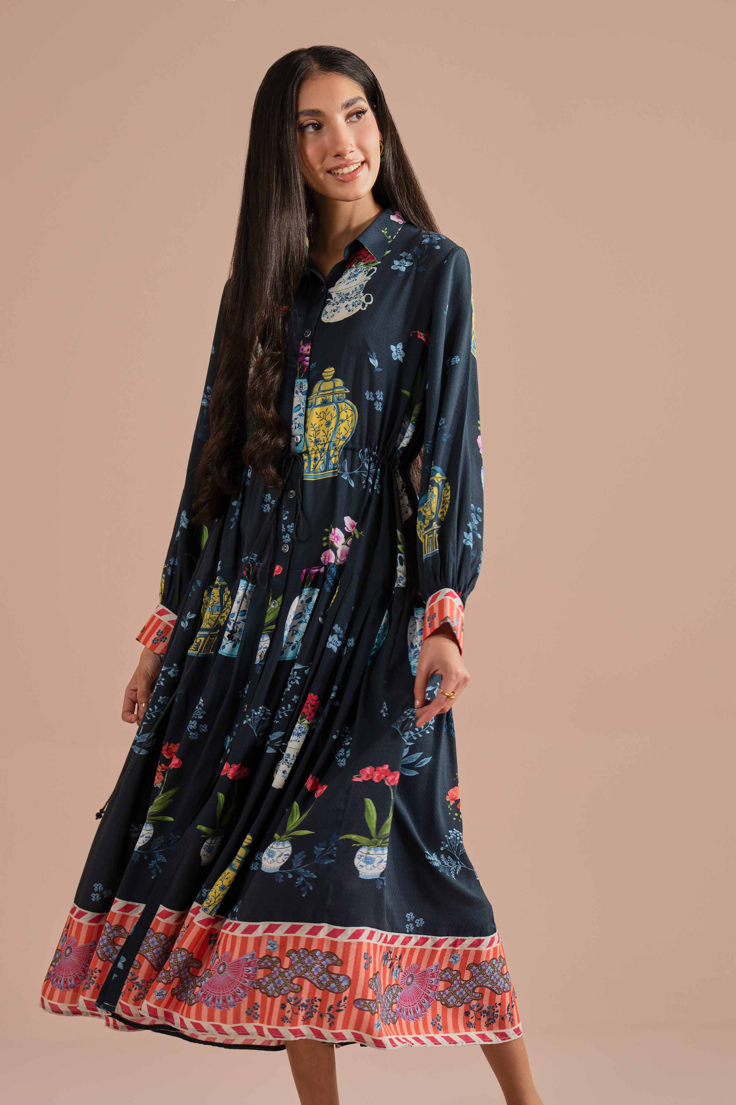 Printed Dress - AS26-22 - Image 5