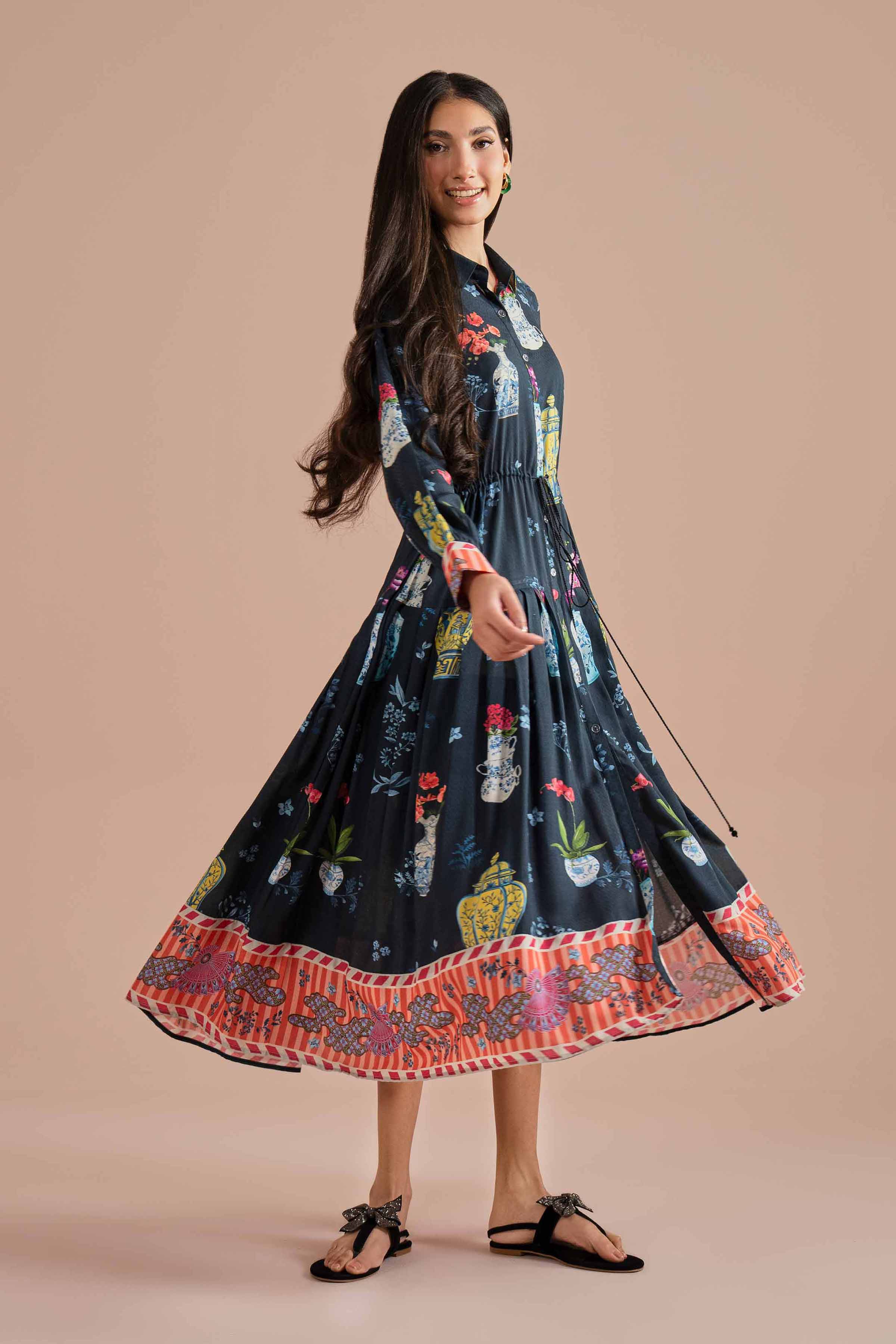 Printed Dress - AS26-22 - Image 6