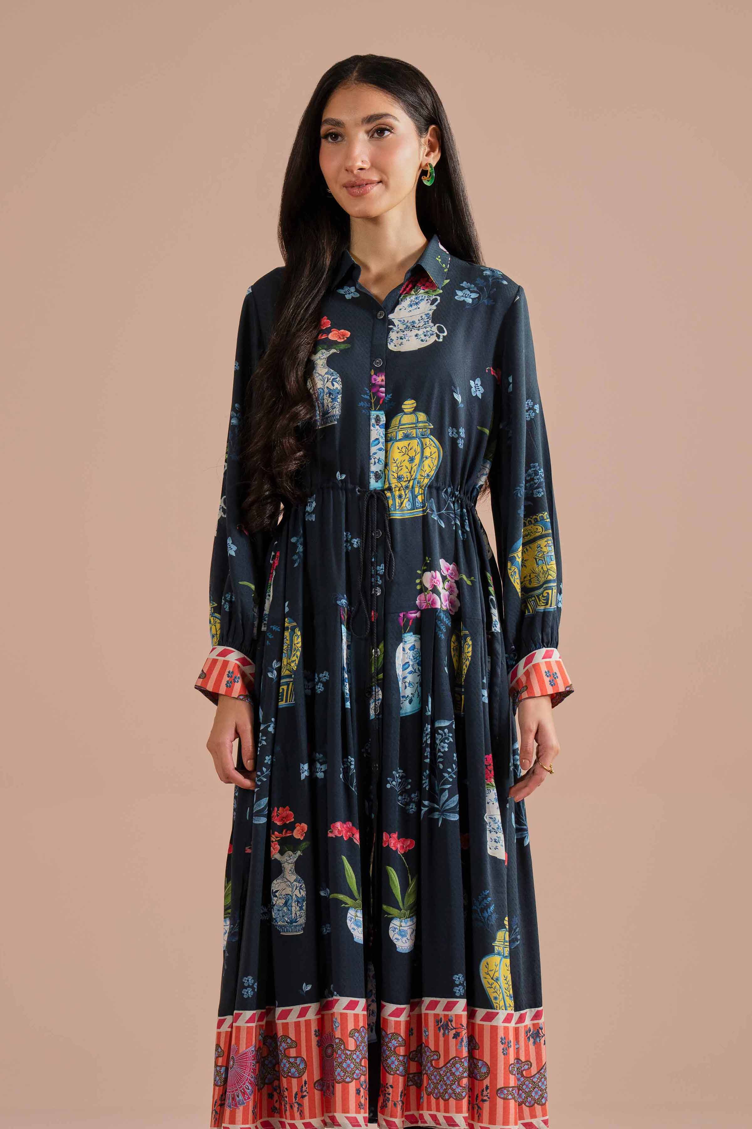 Printed Dress - AS26-22 - Image 7