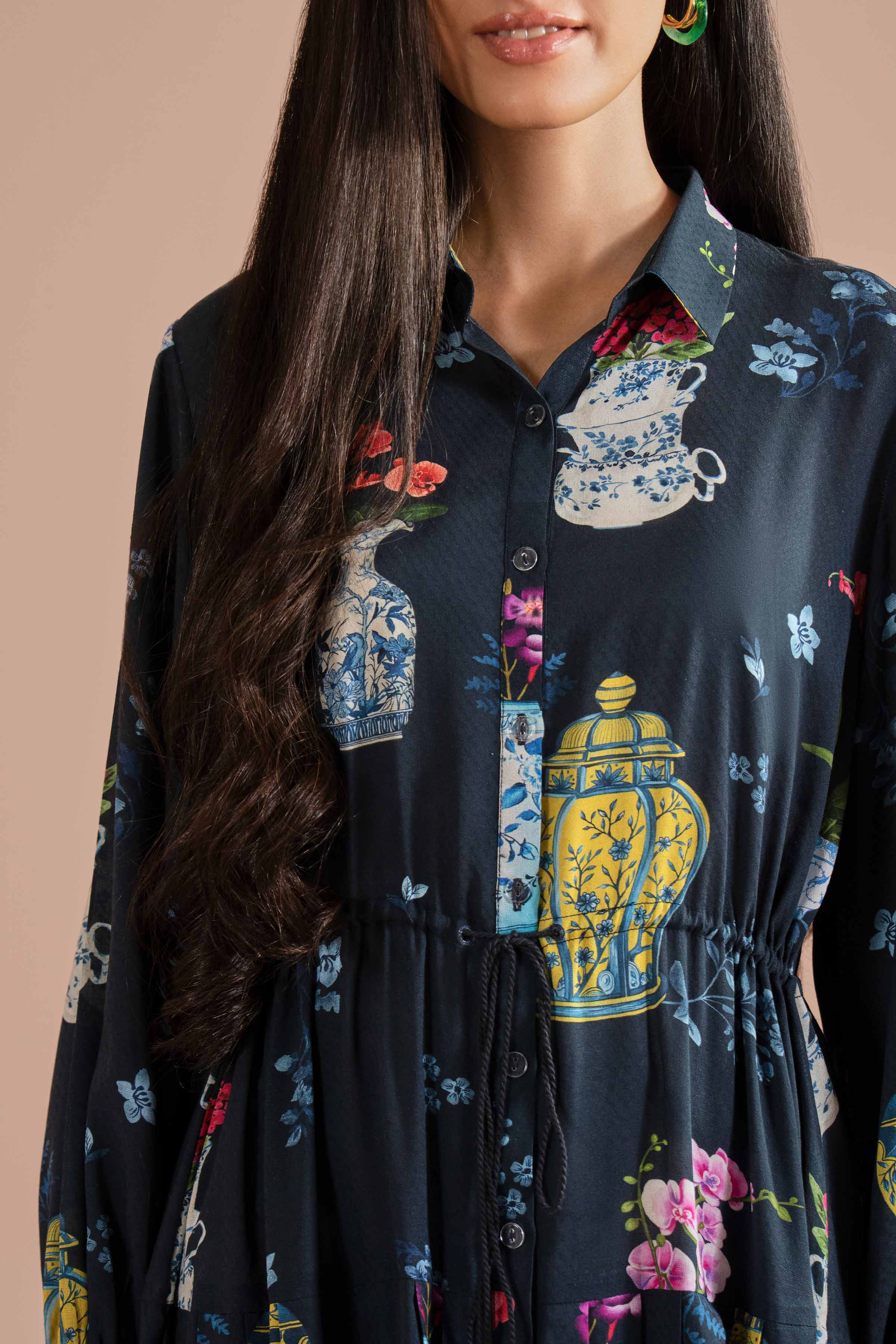 Printed Dress - AS26-22 - Image 8