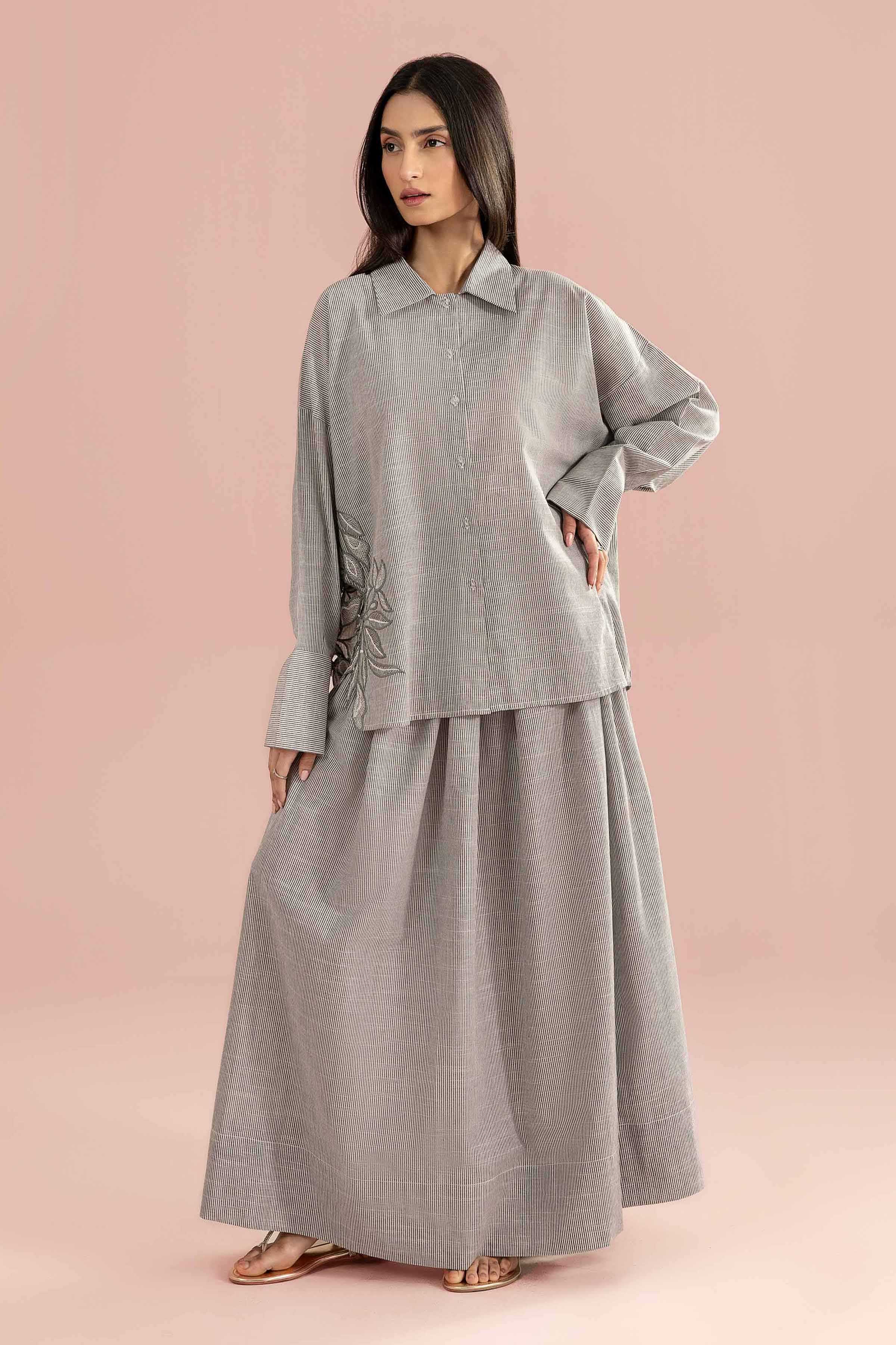 2 Piece - Embroidered Suit - AS26-29 - Image 4