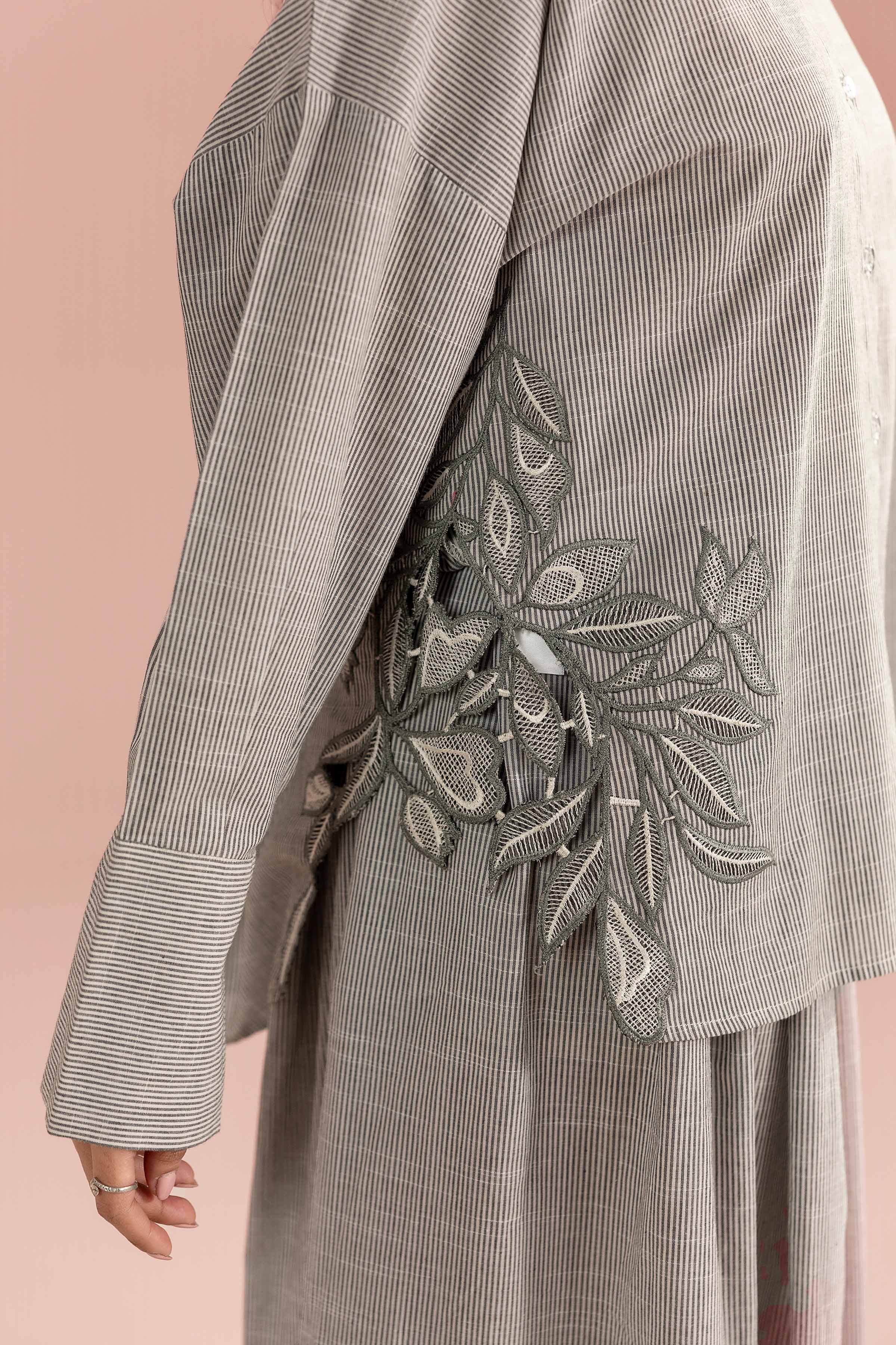 2 Piece - Embroidered Suit - AS26-29 - Image 7