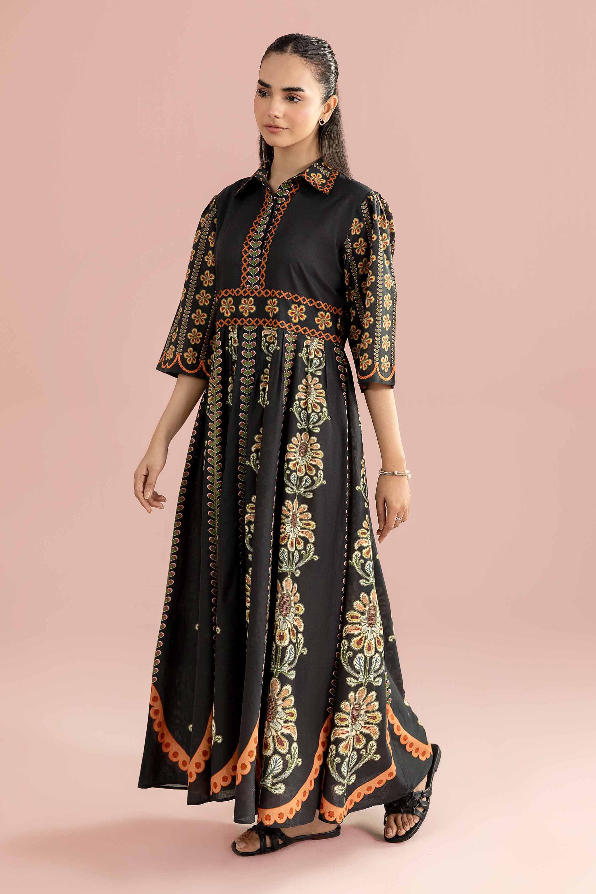 Printed Dress - AS26-34