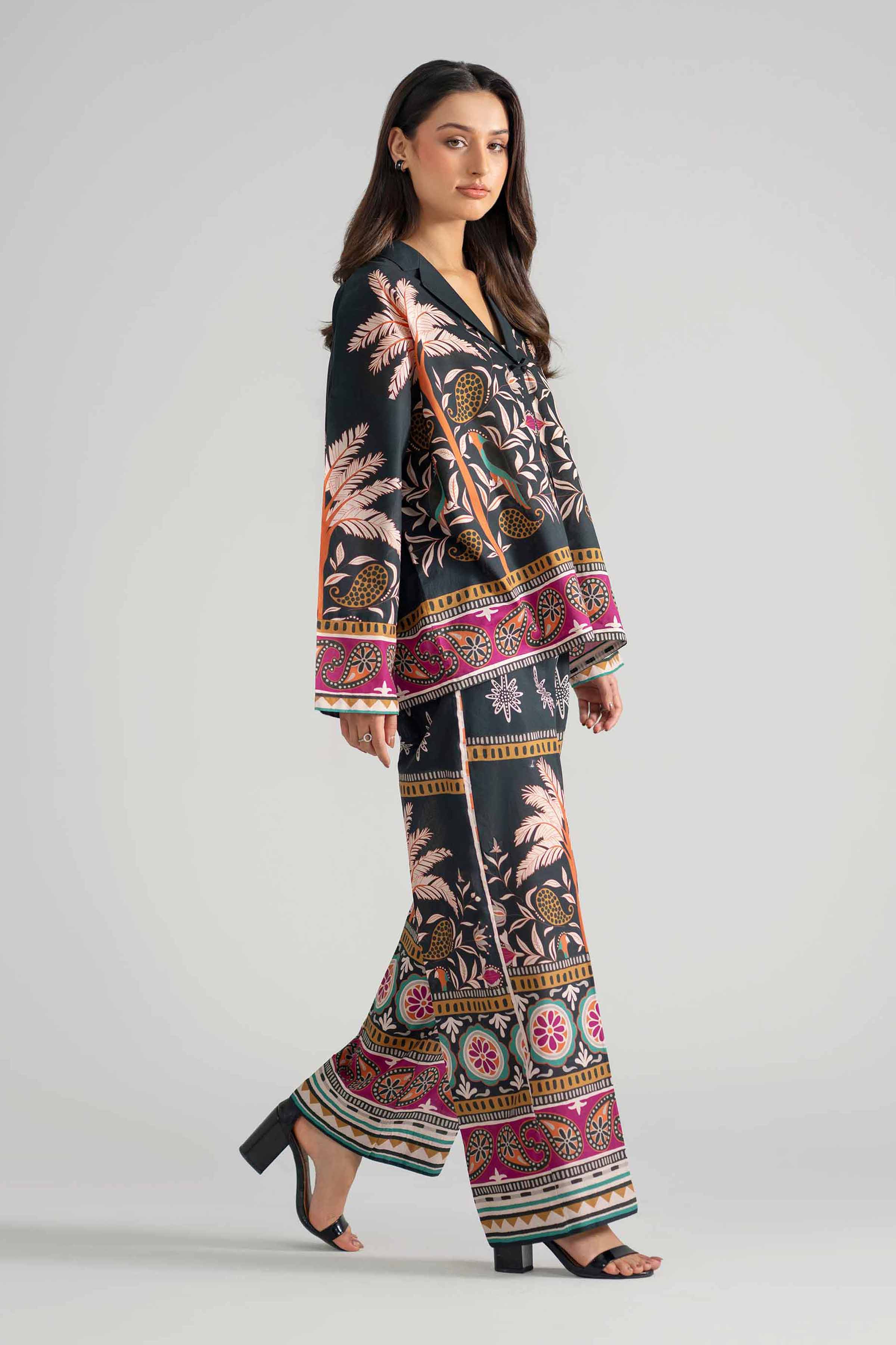 2 Piece - Printed Suit - AS26-65 - Image 4