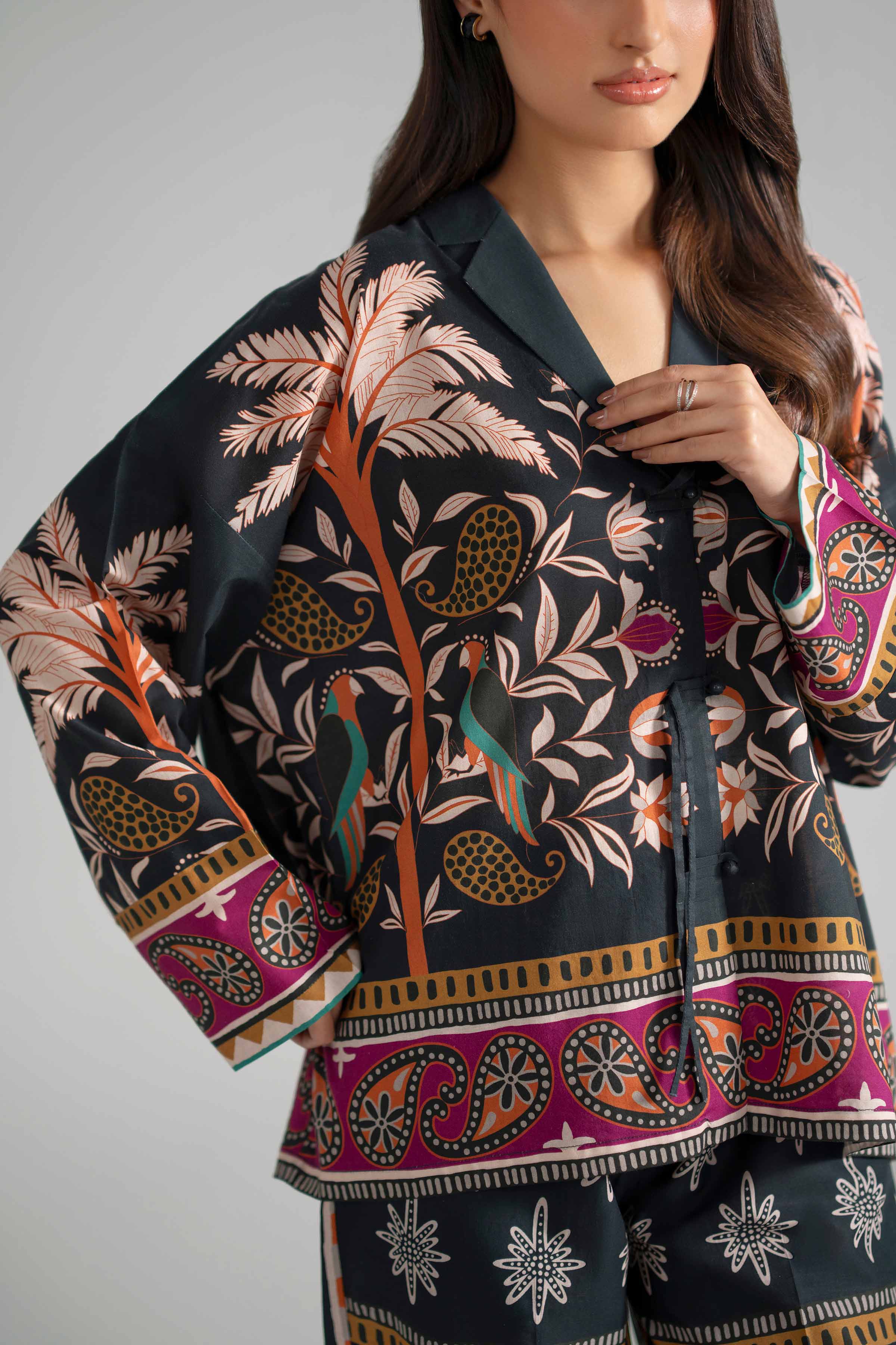 2 Piece - Printed Suit - AS26-65 - Image 7