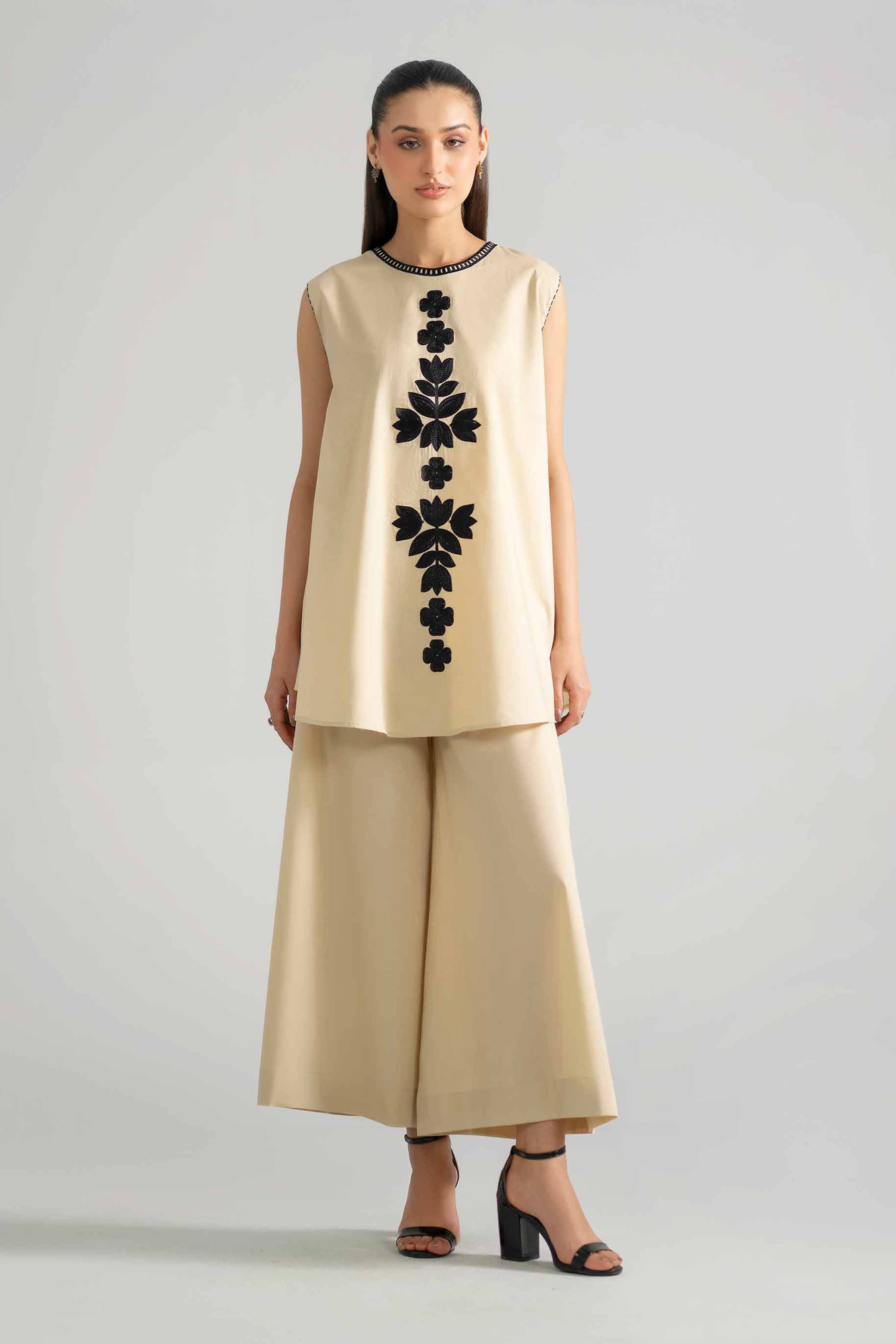 2 Piece - Embroidered Suit - AS26-84 - Image 3