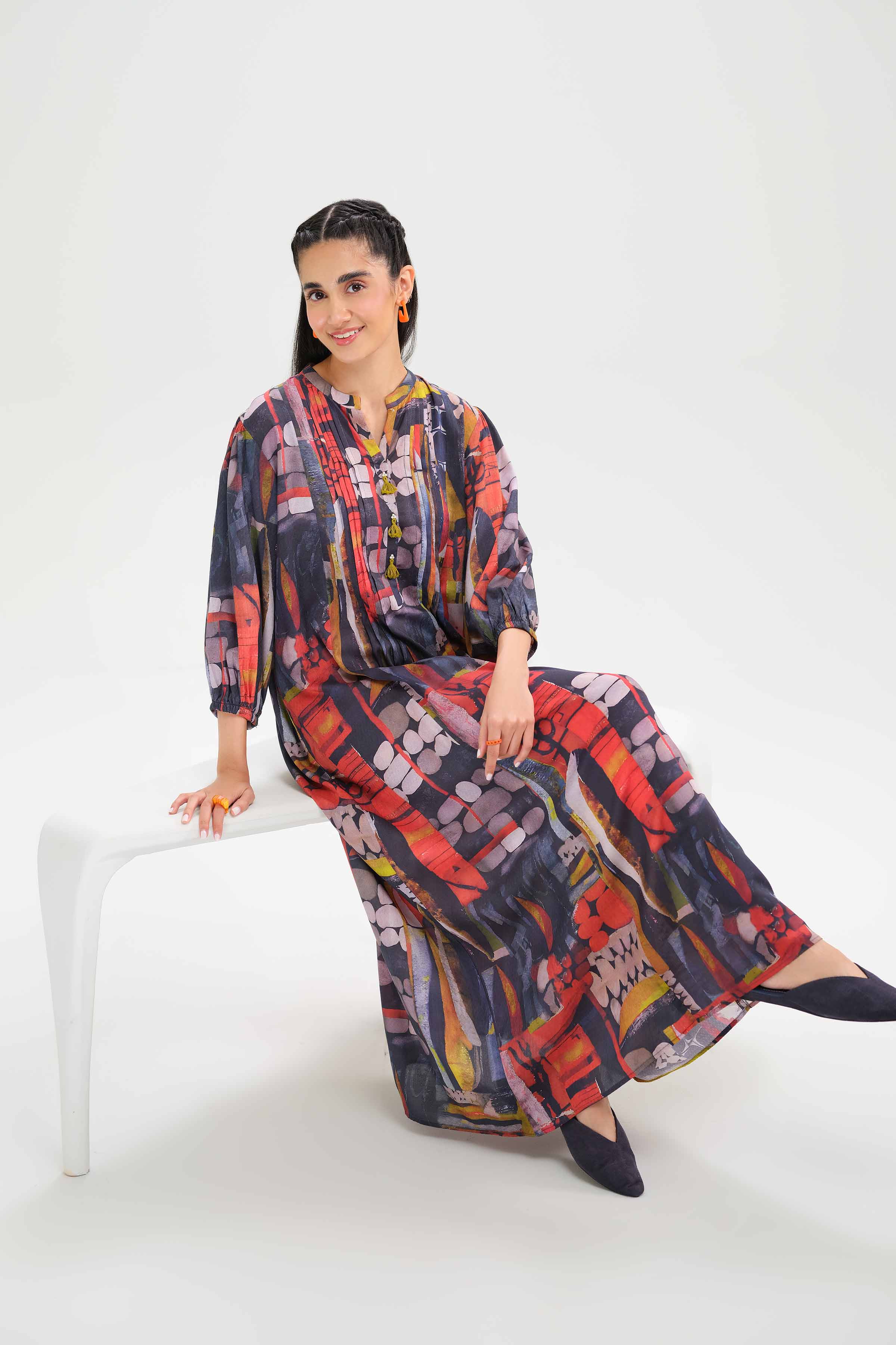 Printed Dress - AW24-18 - Image 5