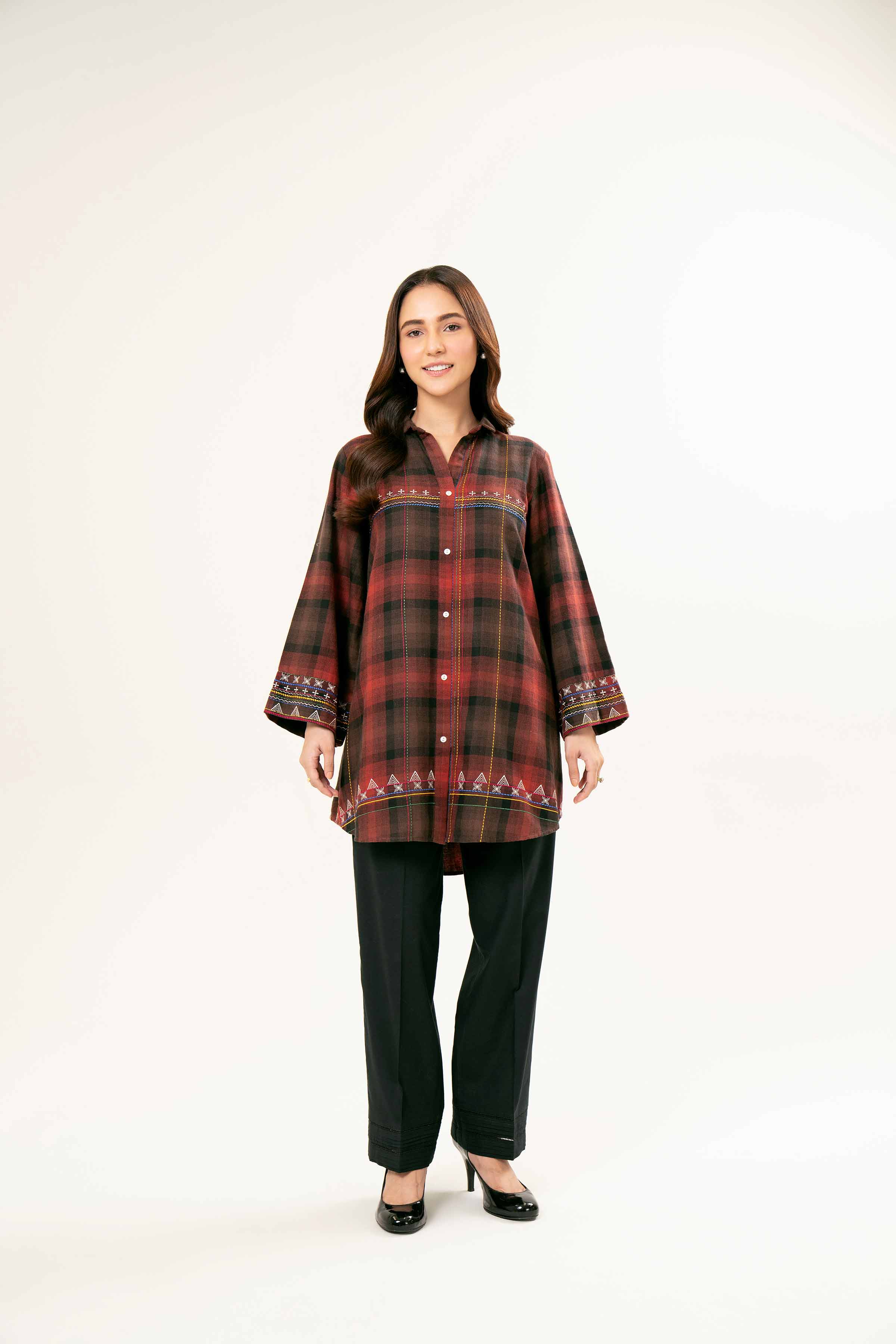 Printed Embroidered Tunic - AW24-42 - Image 4