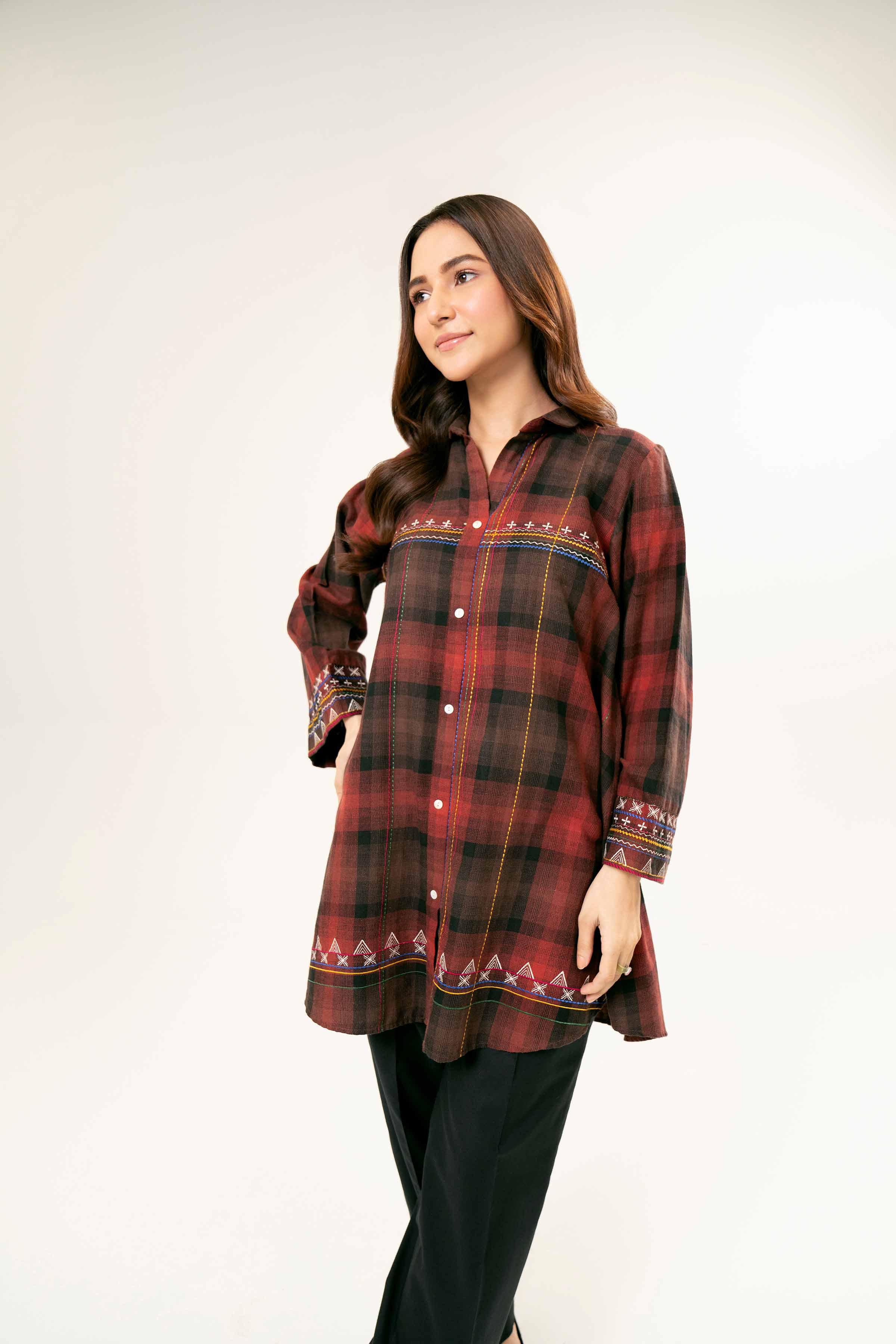 Printed Embroidered Tunic - AW24-42 - Image 6