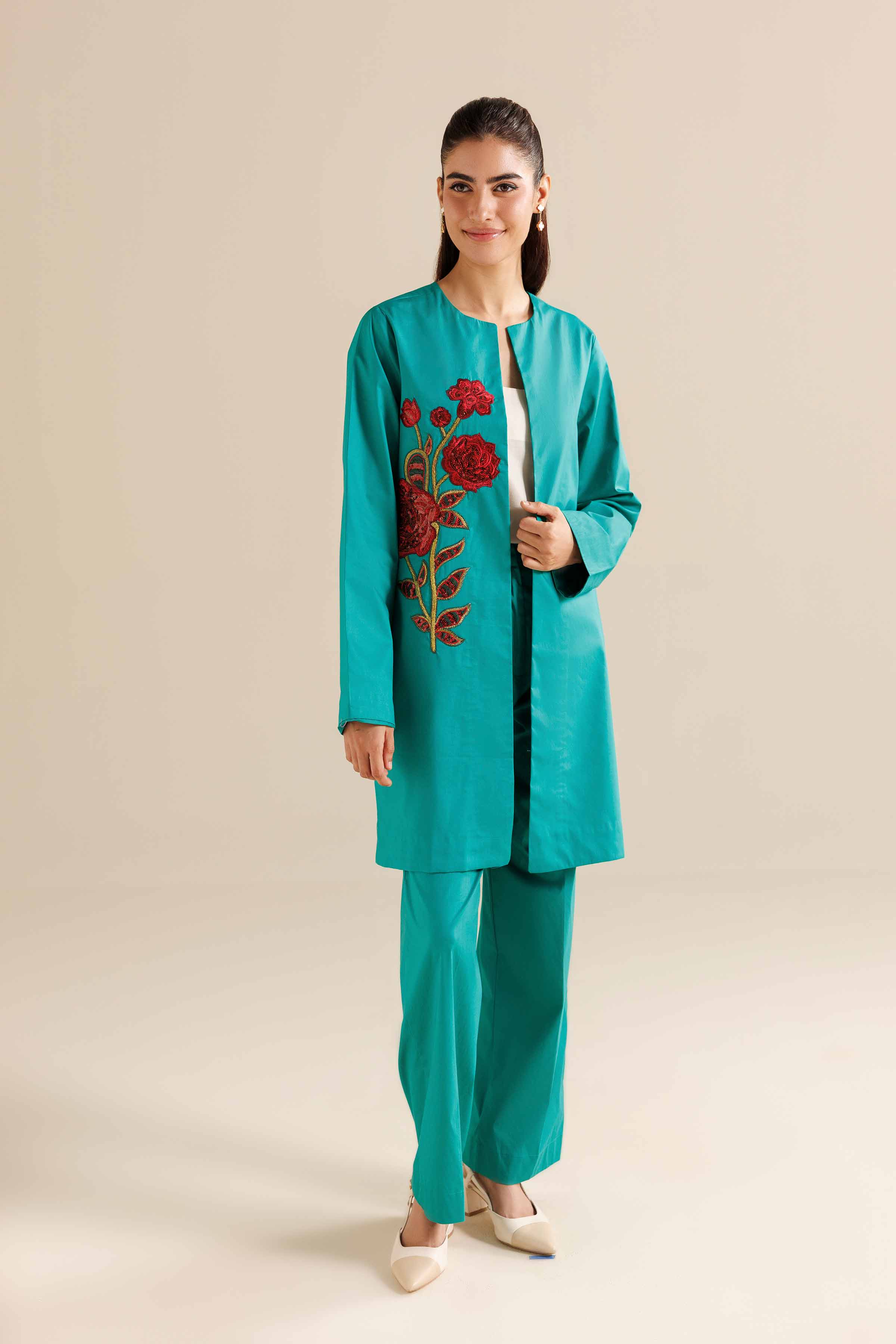 2 Piece - Embroidered Suit - AW25-09 - Image 4