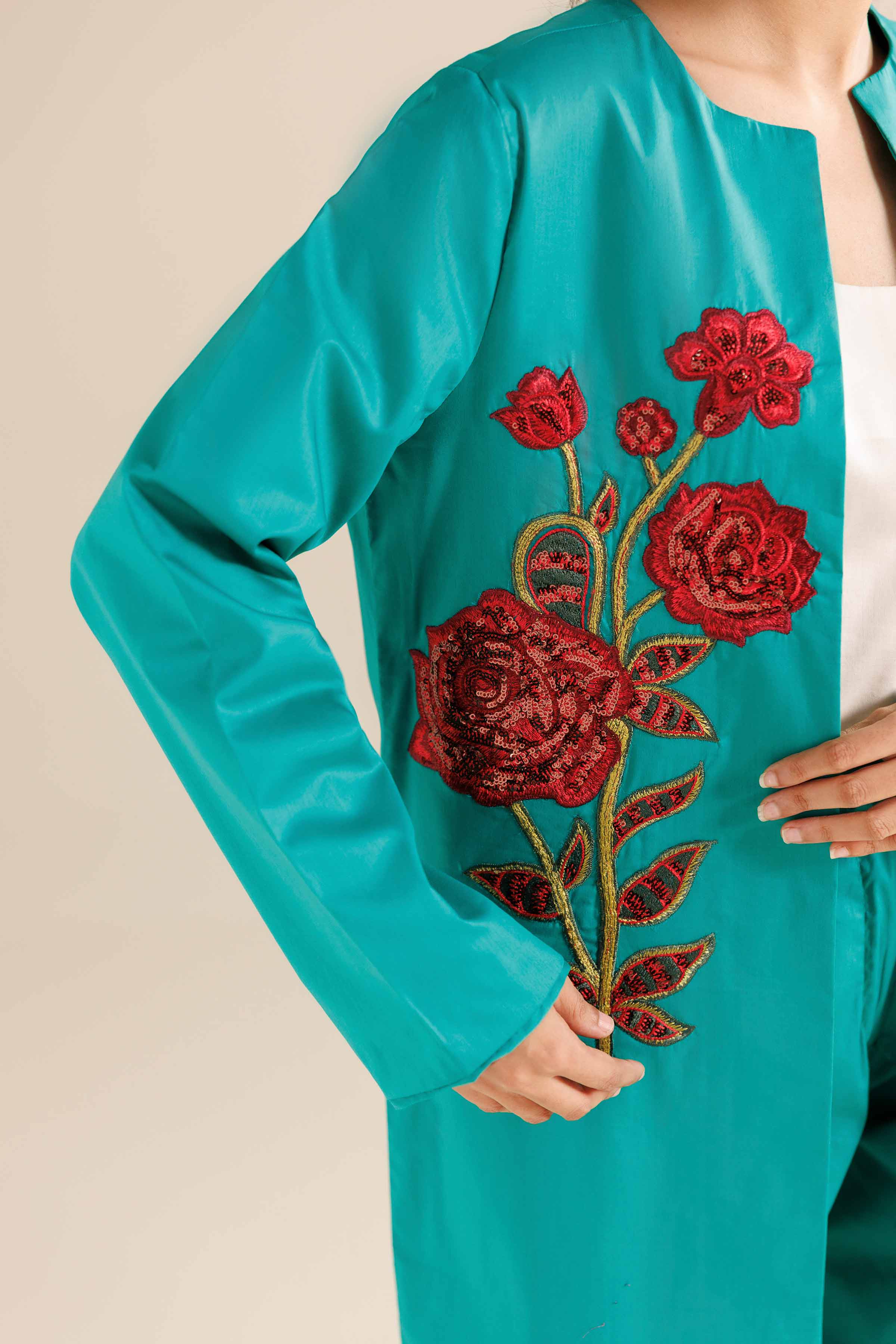 2 Piece - Embroidered Suit - AW25-09 - Image 7