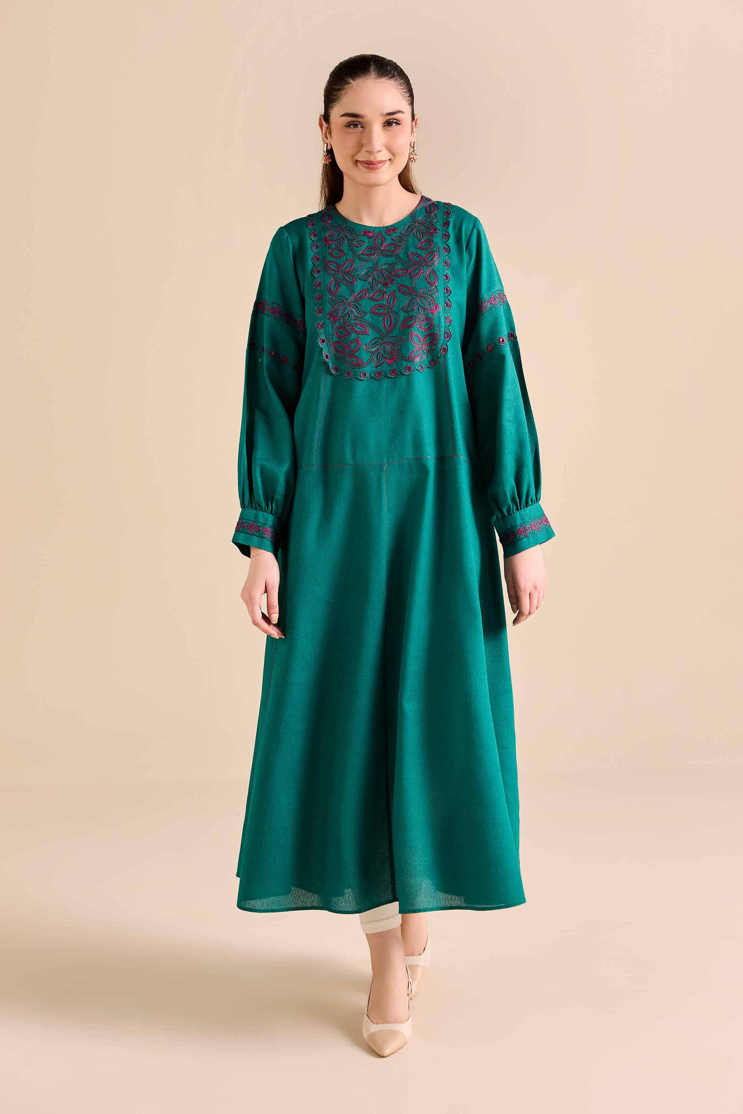 Embroidered Dress - AW25-50