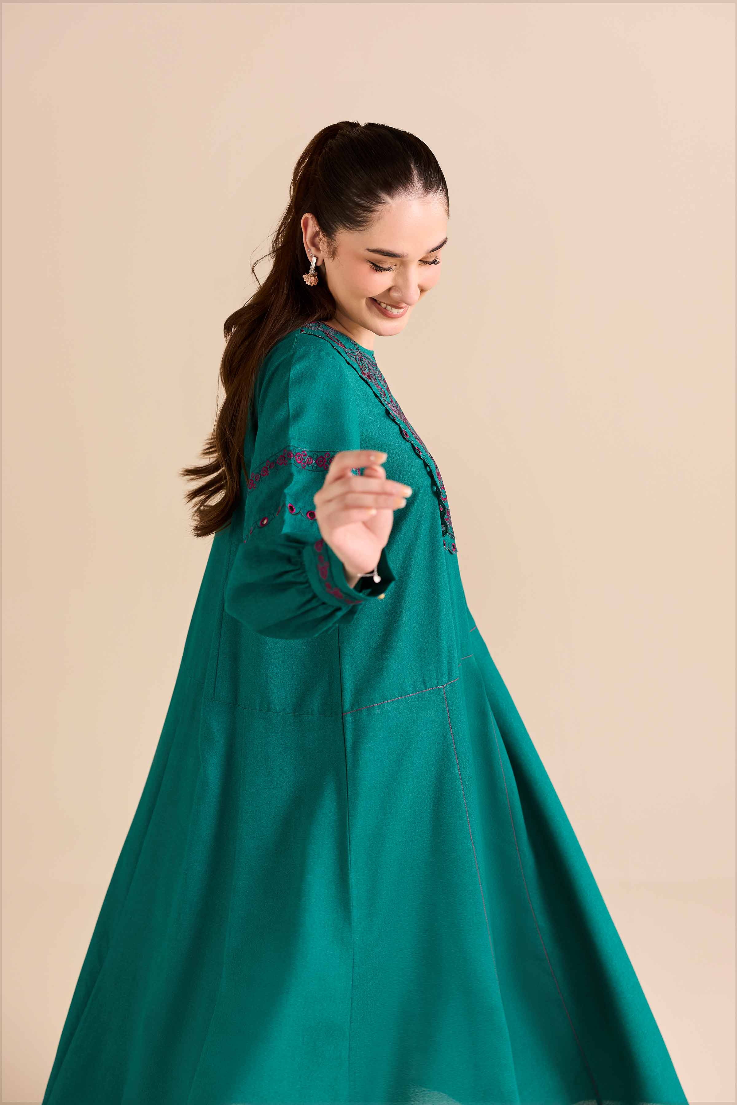 Embroidered Dress - AW25-50 - Image 5