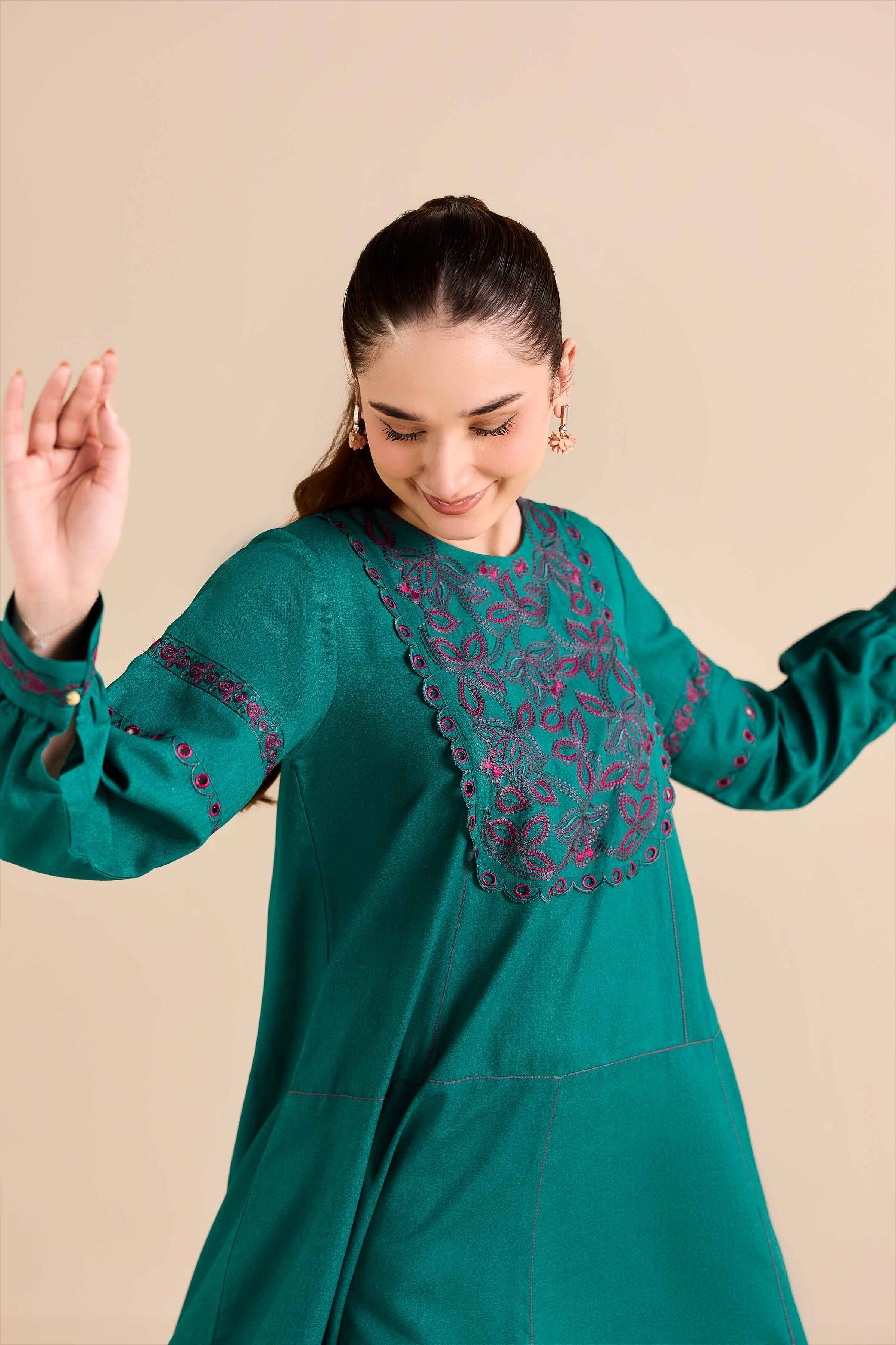 Embroidered Dress - AW25-50 - Image 6