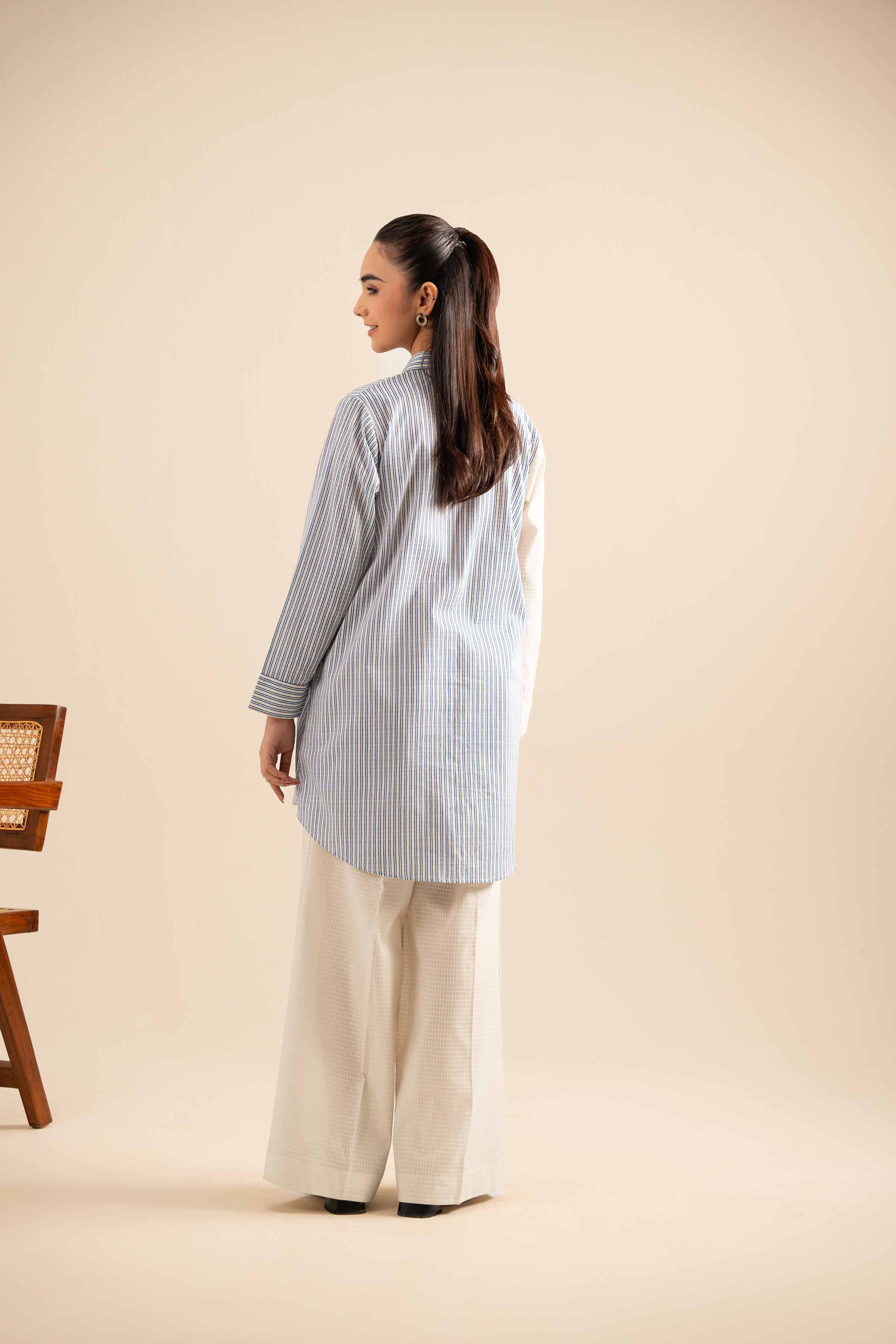 2 Piece - Printed Embroidered Suit - FE25-102 - Image 3