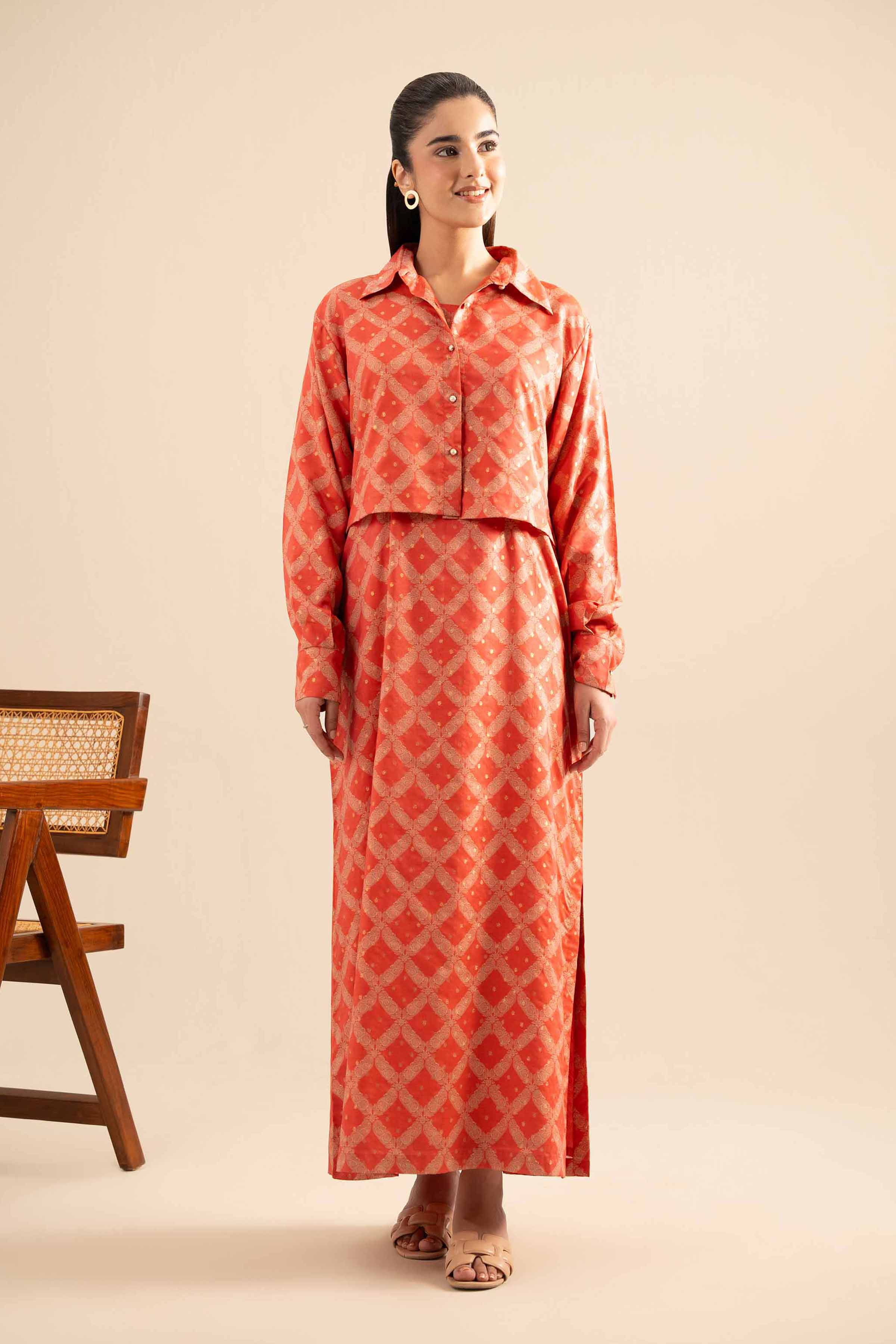 2 Piece - Printed Suit - FE25-109 - Image 2