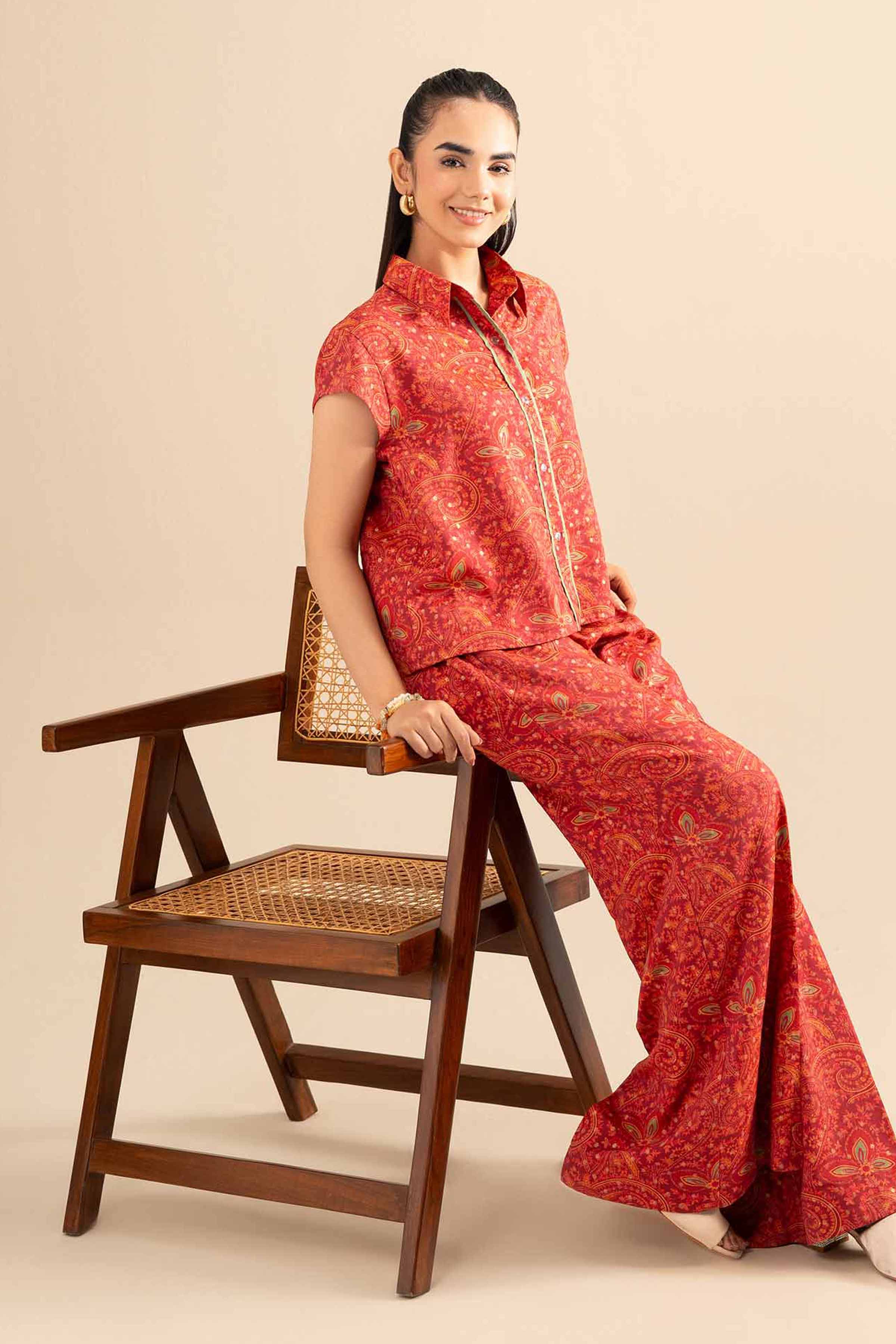 2 Piece - Printed Suit - FE25-110 - Image 2