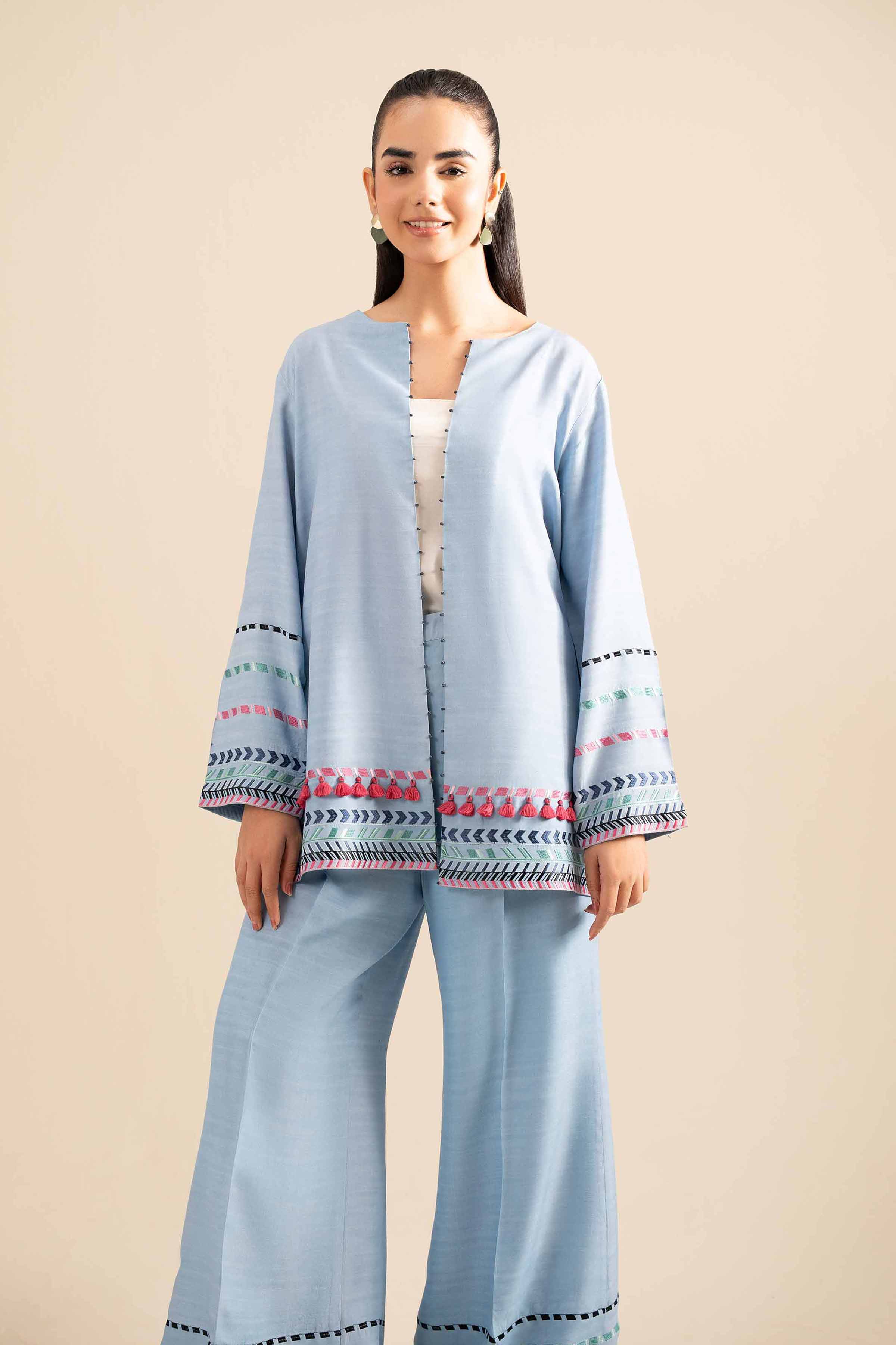 2 Piece - Embroidered Suit - FE25-85 - Image 2