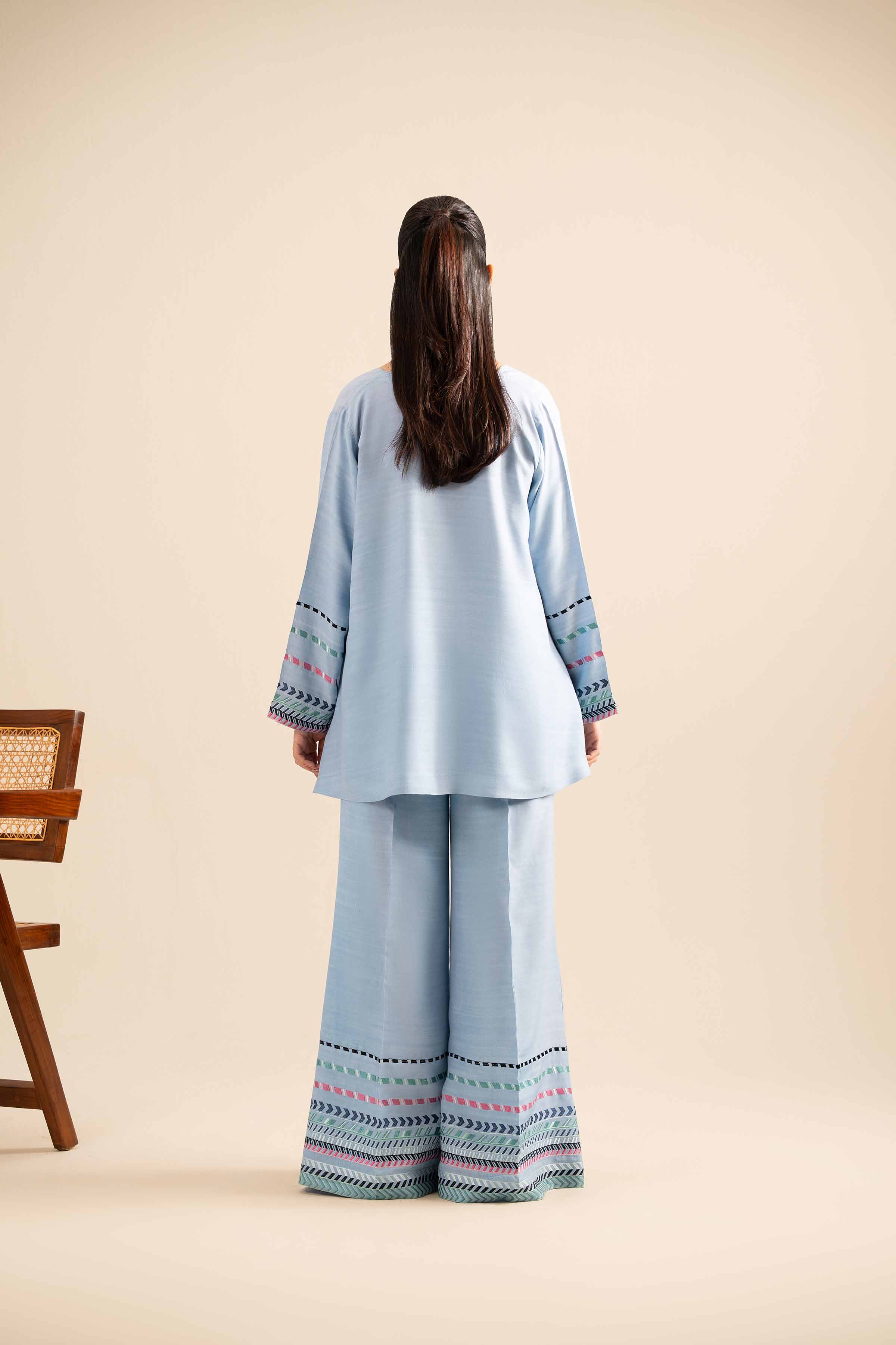 2 Piece - Embroidered Suit - FE25-85 - Image 6