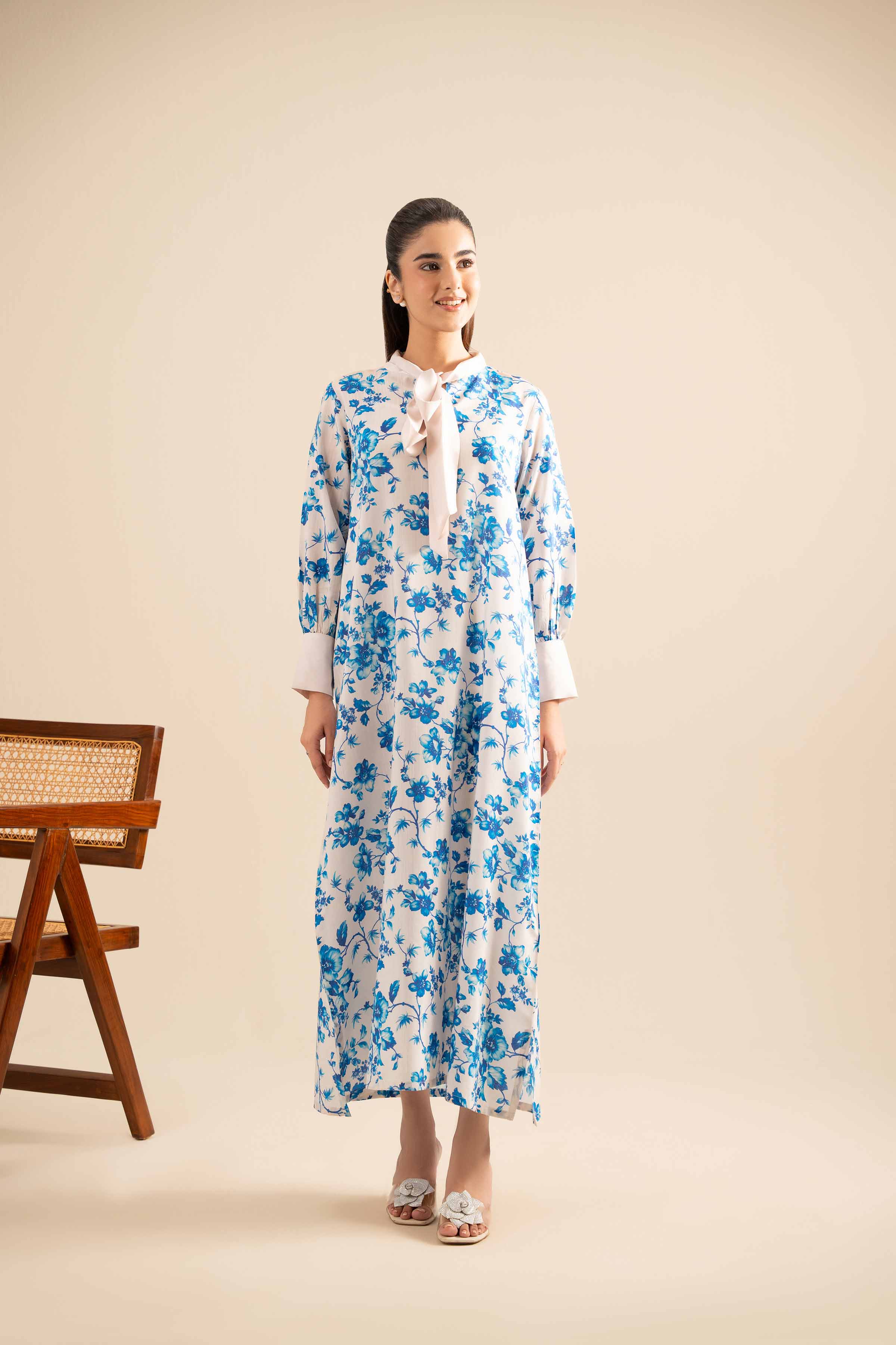 Printed Dress - FE25-91 - Image 6