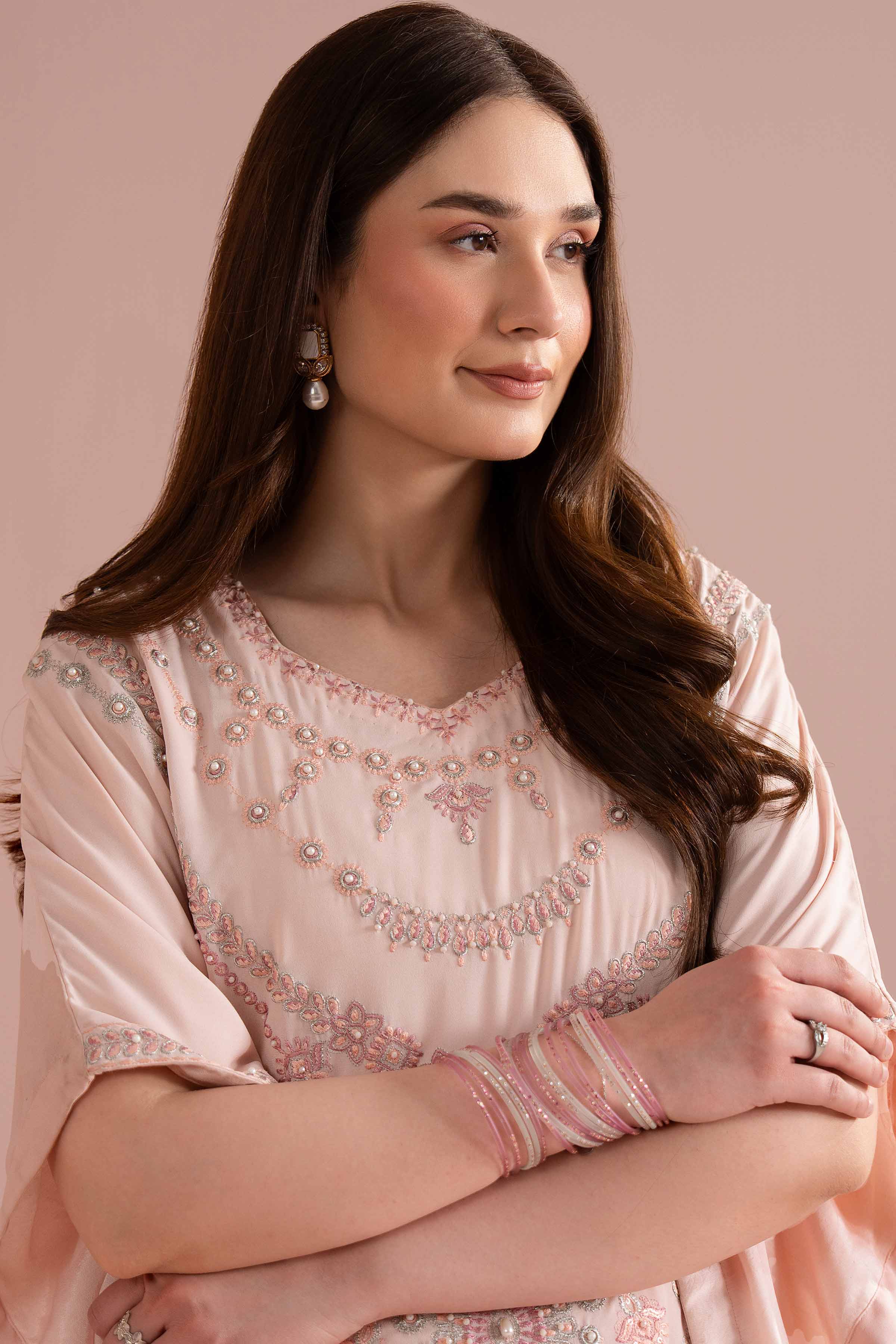 Embroidered Kaftan- FE26-10 - Image 6