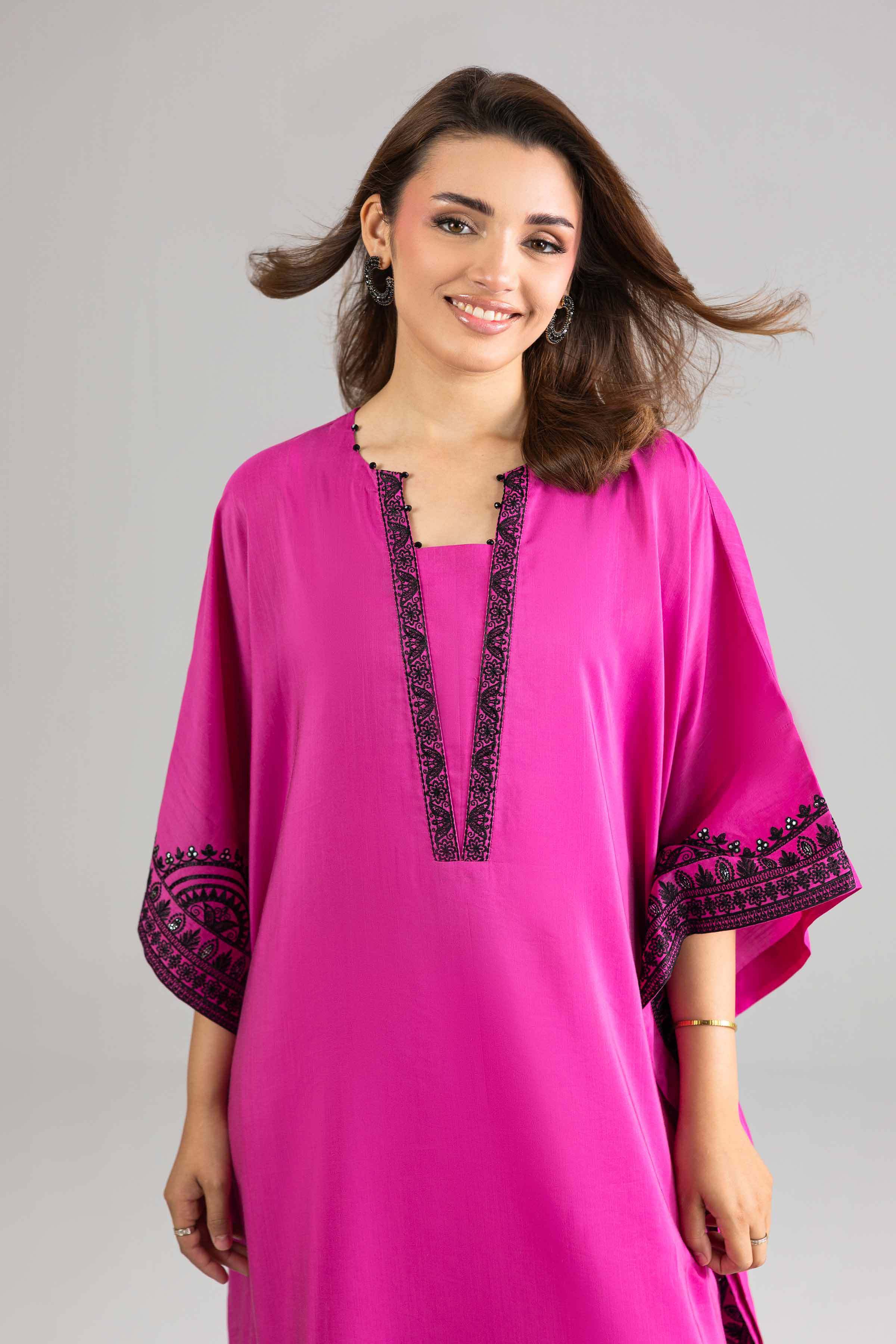 Embroidered Kaftan - FE26-110 - Image 2