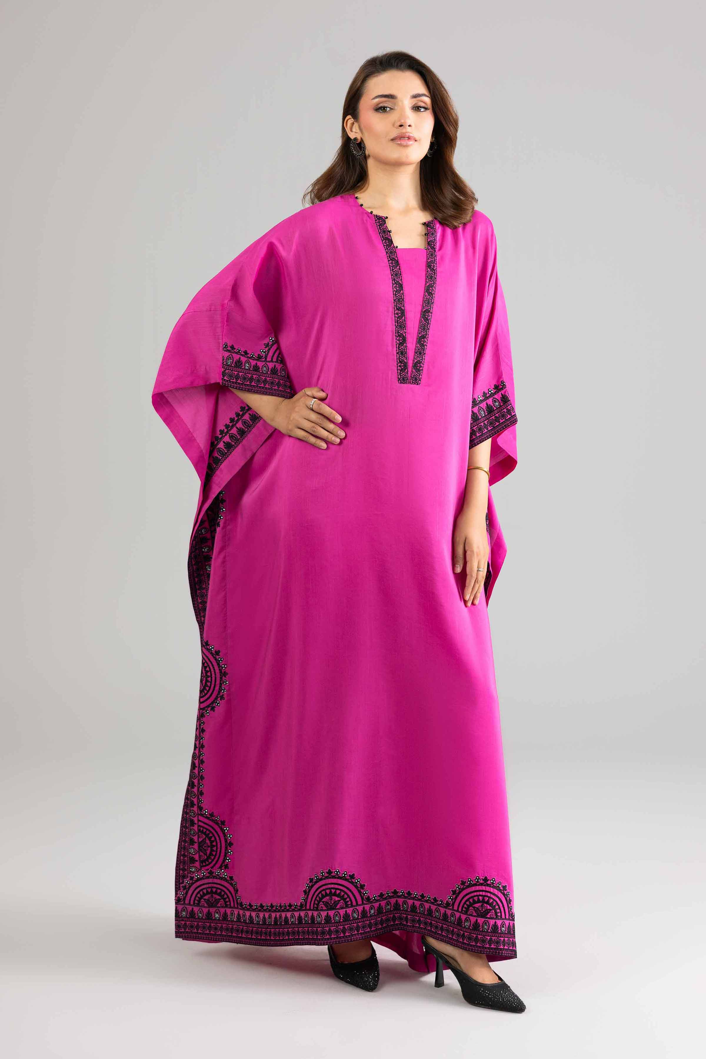 Embroidered Kaftan - FE26-110 - Image 4