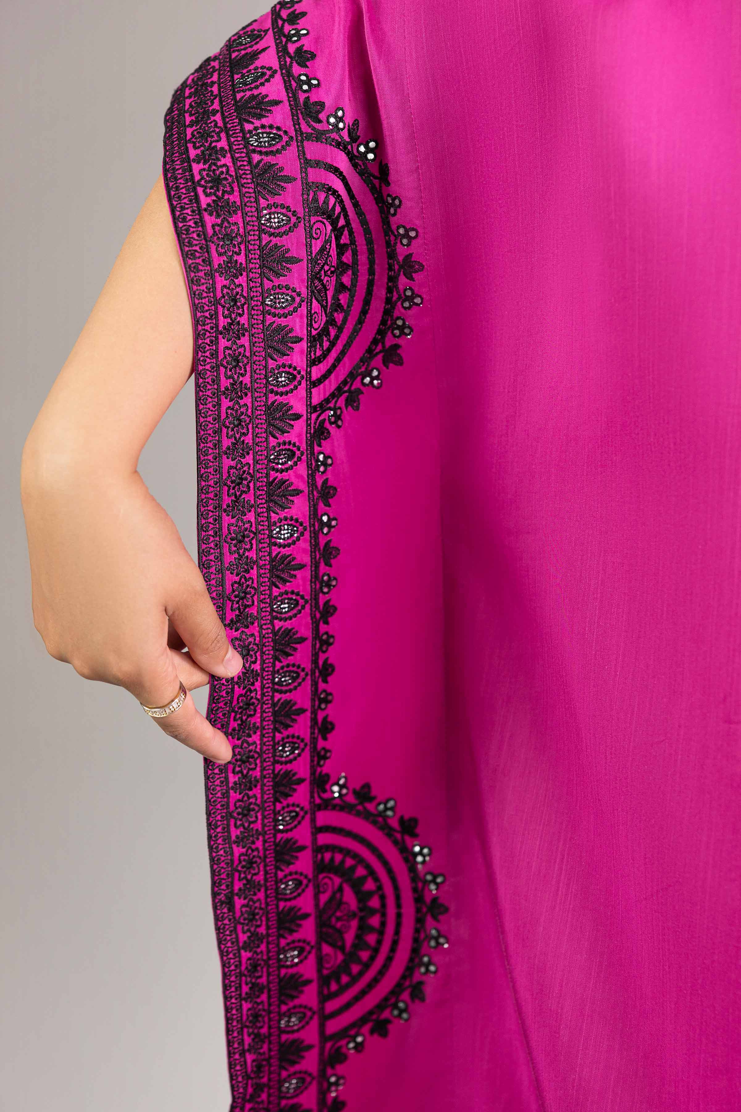 Embroidered Kaftan - FE26-110 - Image 7