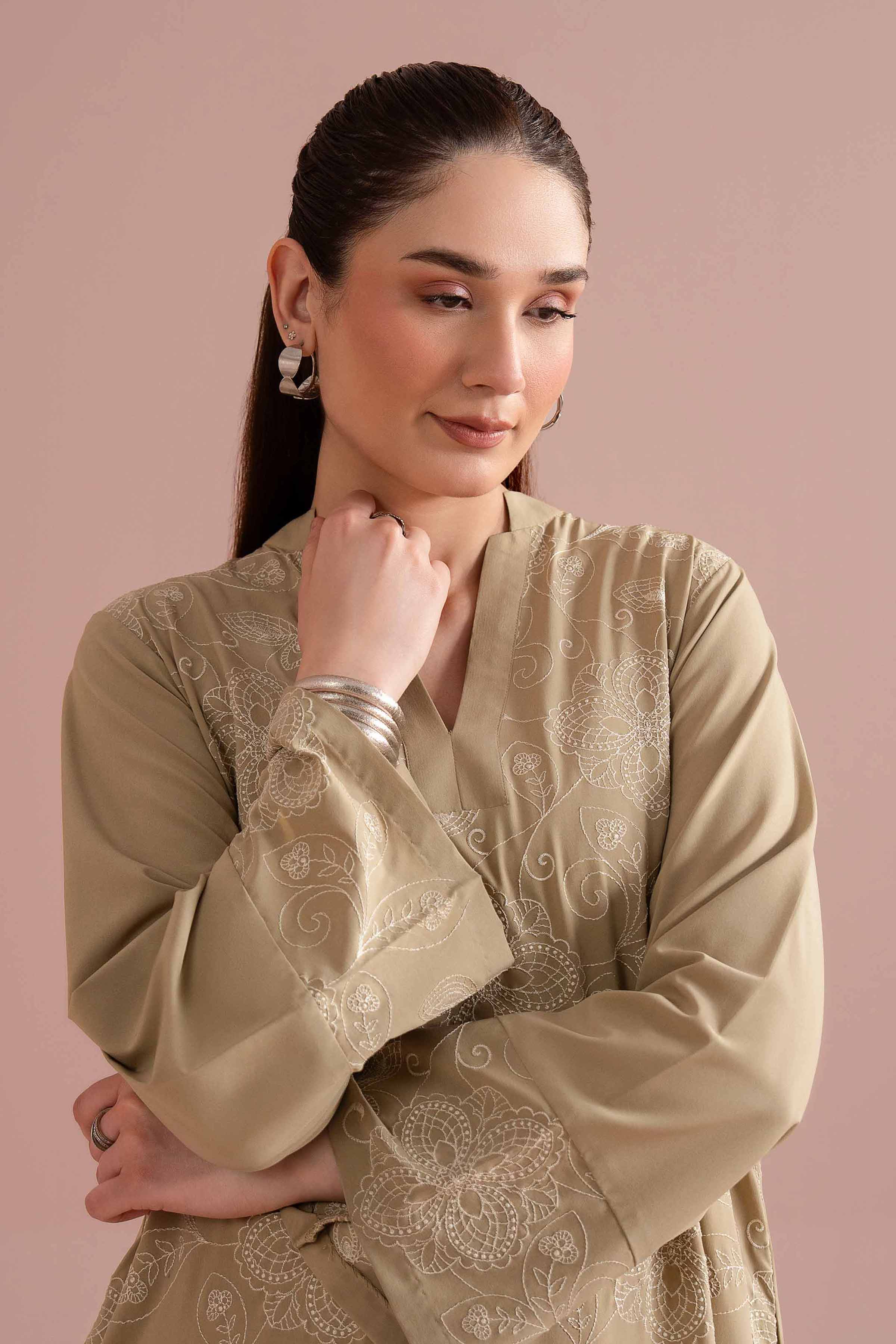 Embroidered Dress - FE26-132 - Image 2