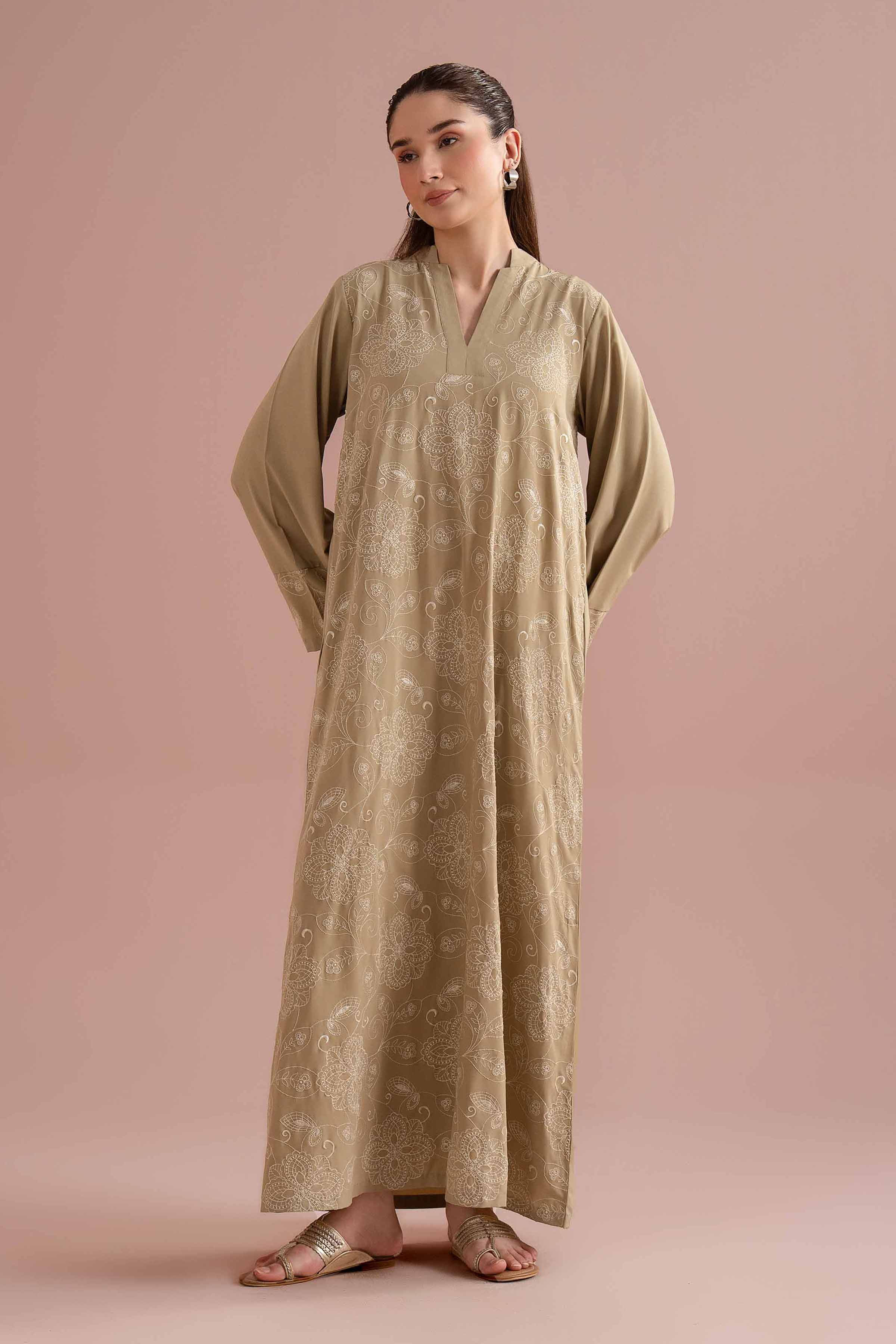 Embroidered Dress - FE26-132 - Image 3