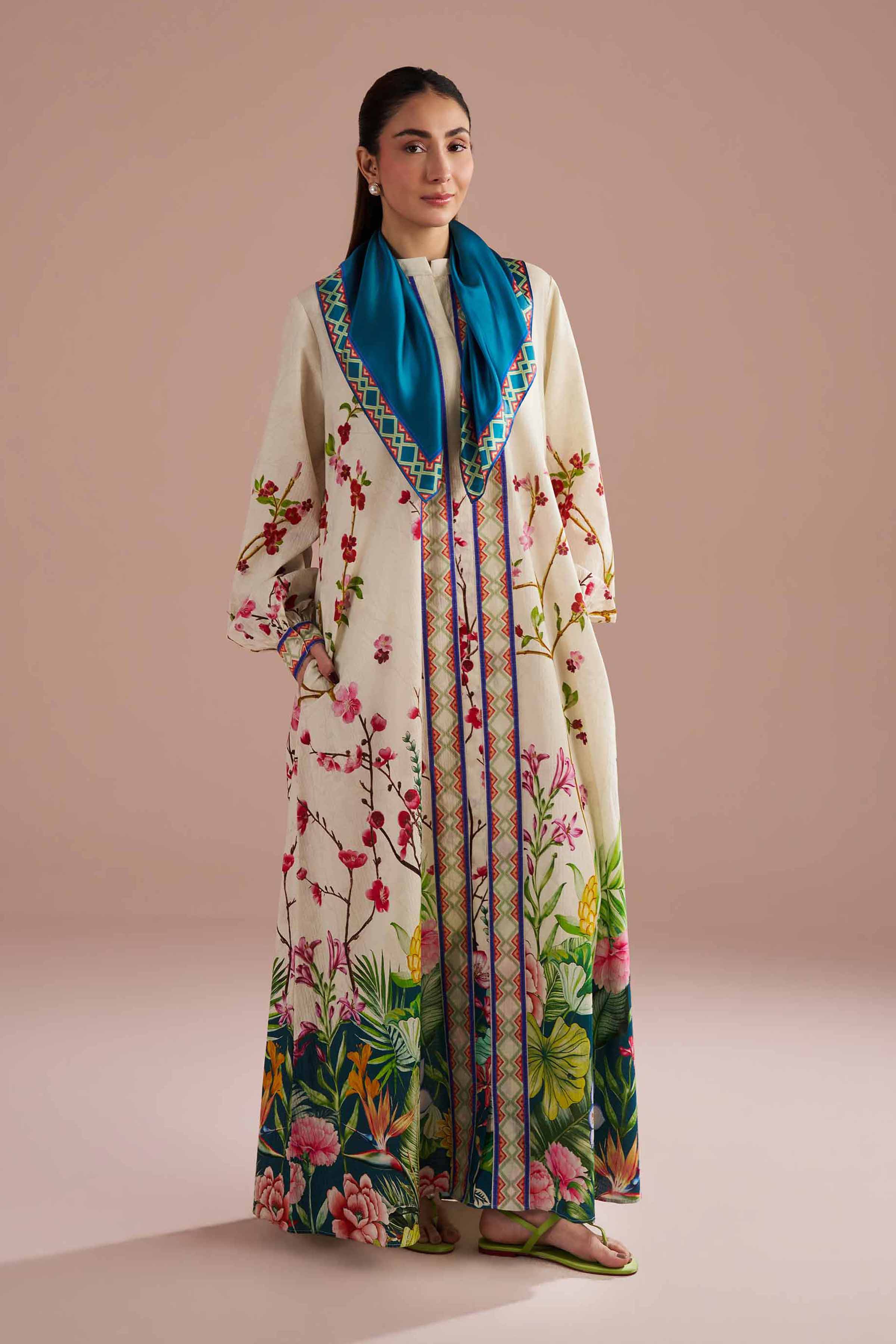 2 Piece - Printed Dress - FE26-25 - Image 6