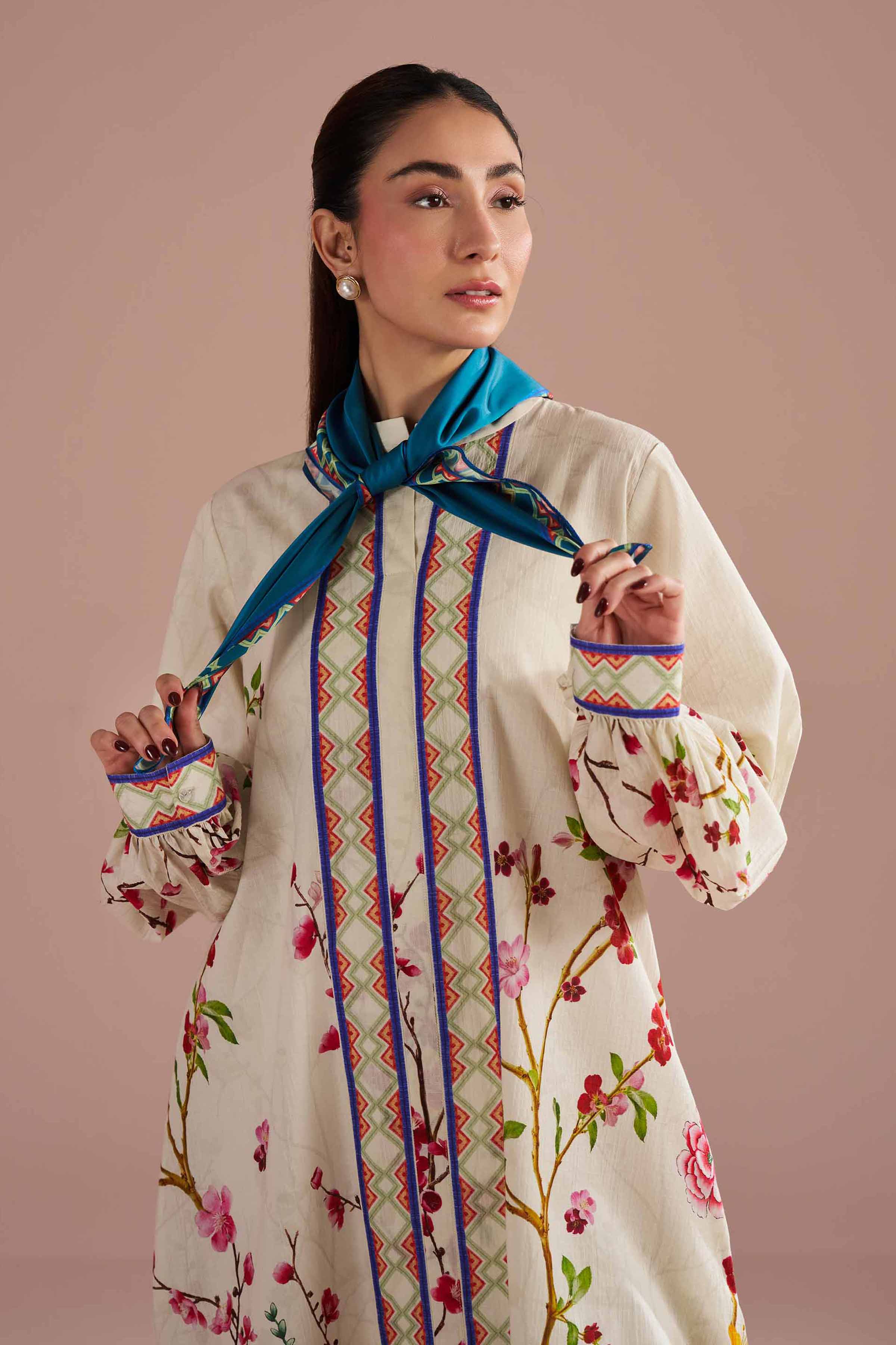 2 Piece - Printed Dress - FE26-25 - Image 7