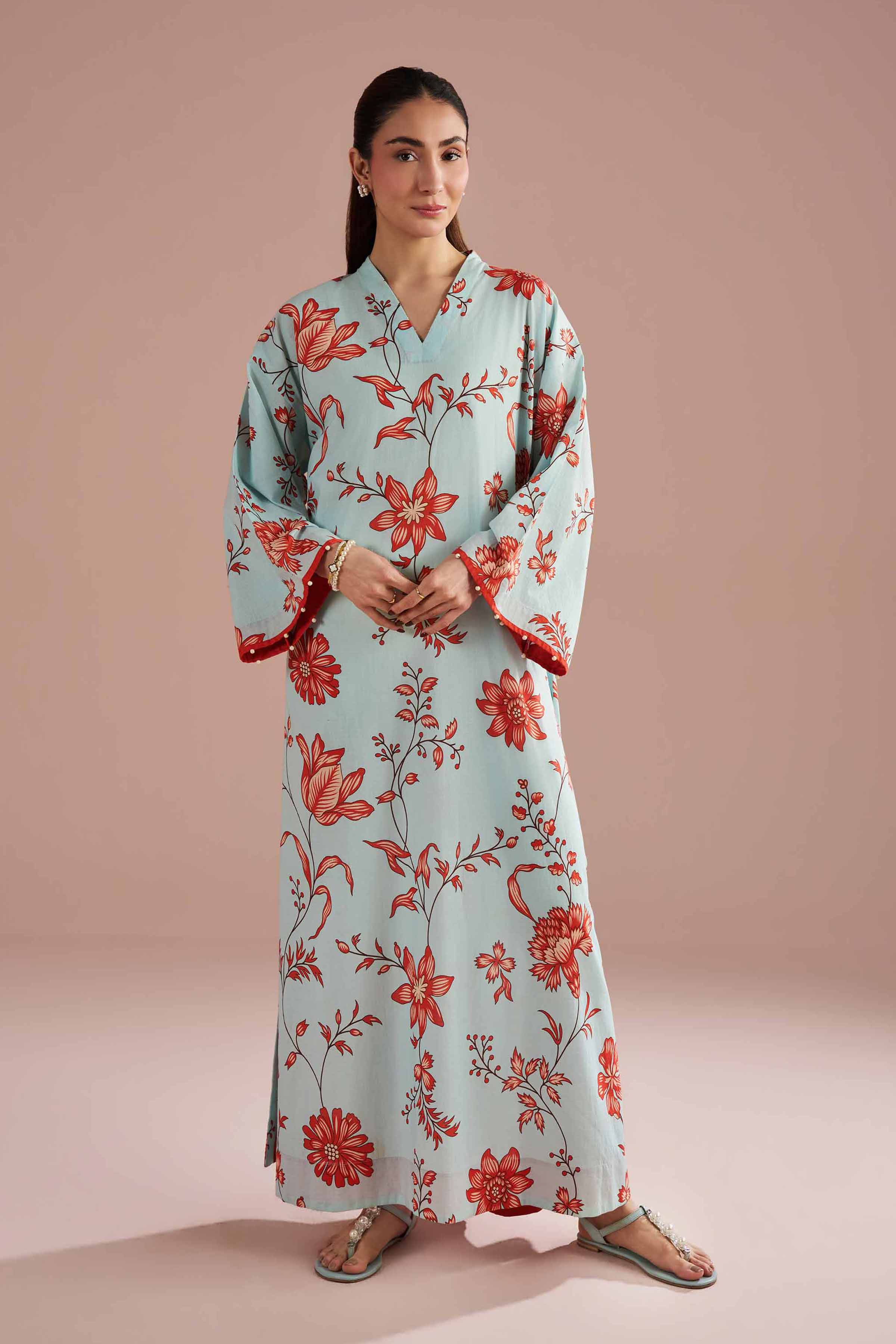 Printed Dress - FE26-26 - Image 4