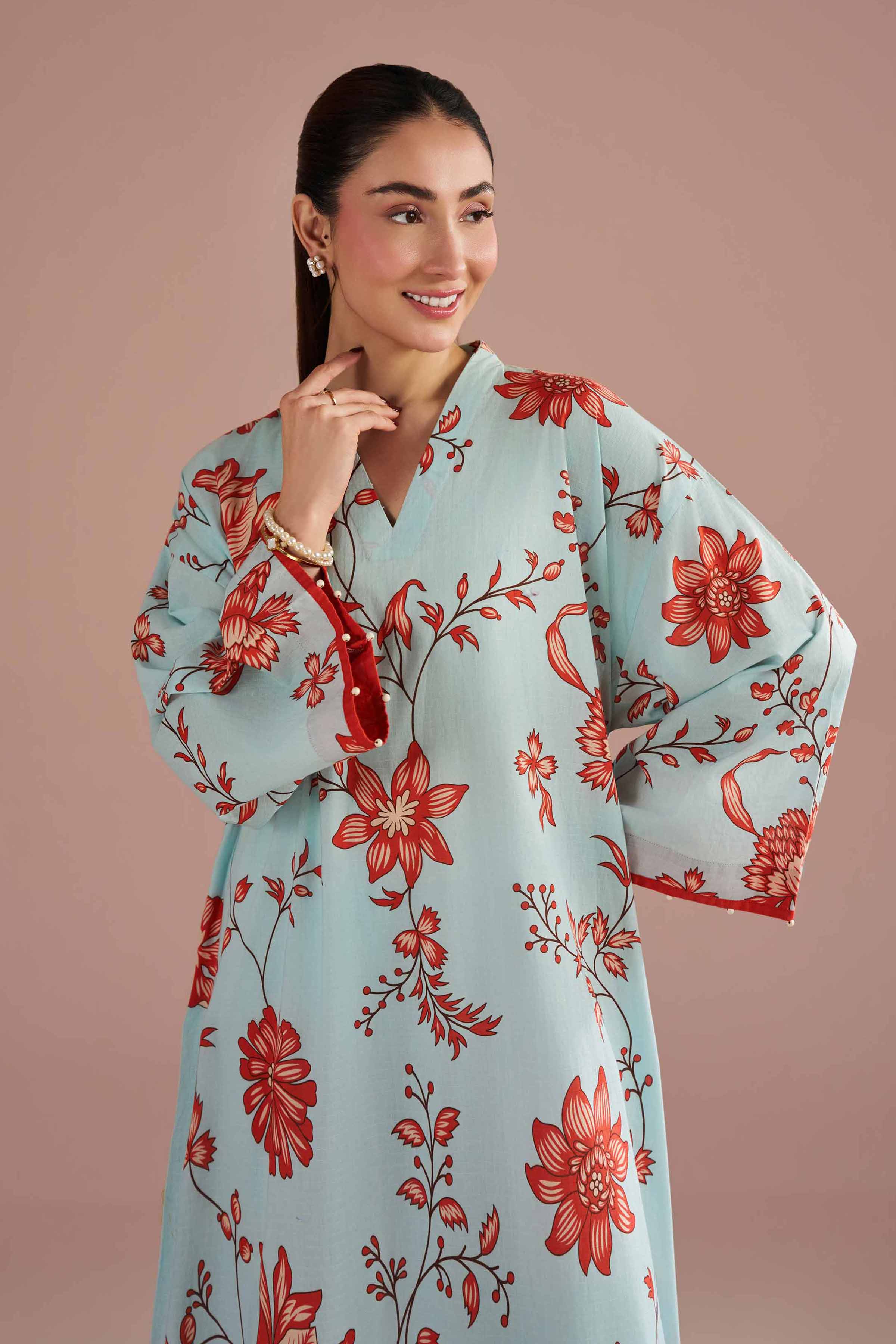Printed Dress - FE26-26 - Image 5