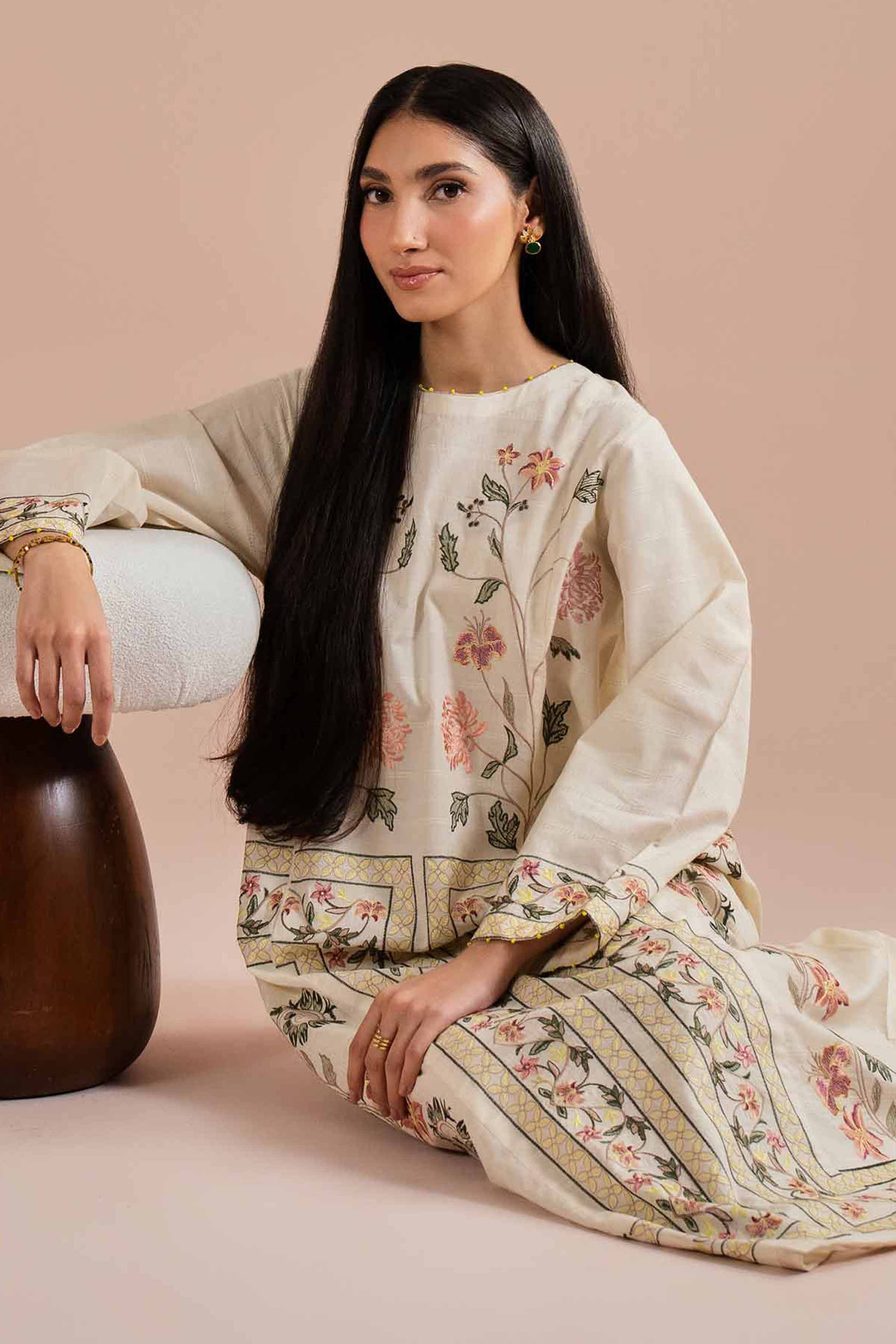 Embroidered Dress - FE26-29 - Image 2