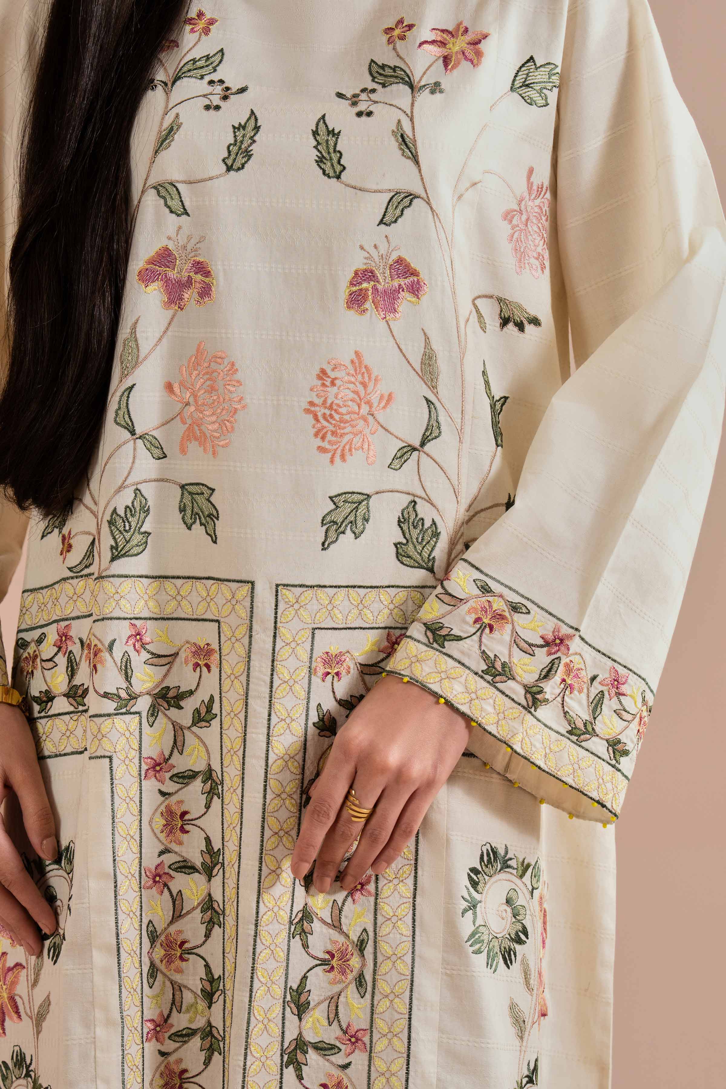 Embroidered Dress - FE26-29 - Image 9