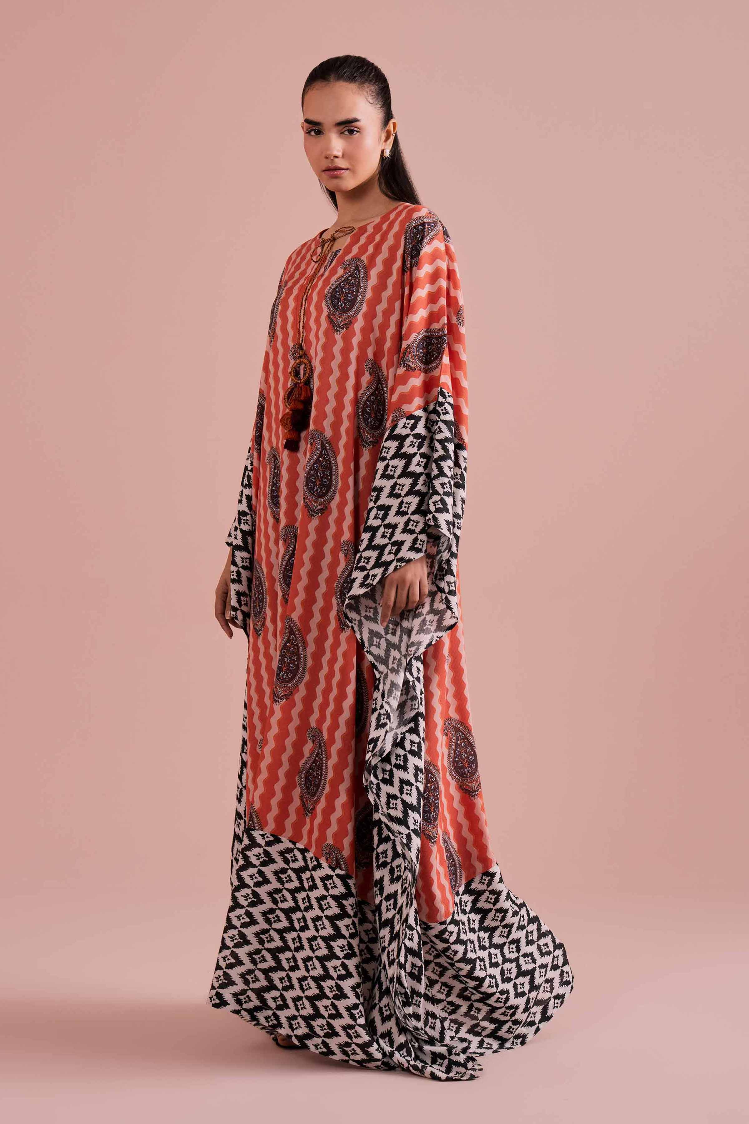Printed Kaftan - FE26-33 - Image 4