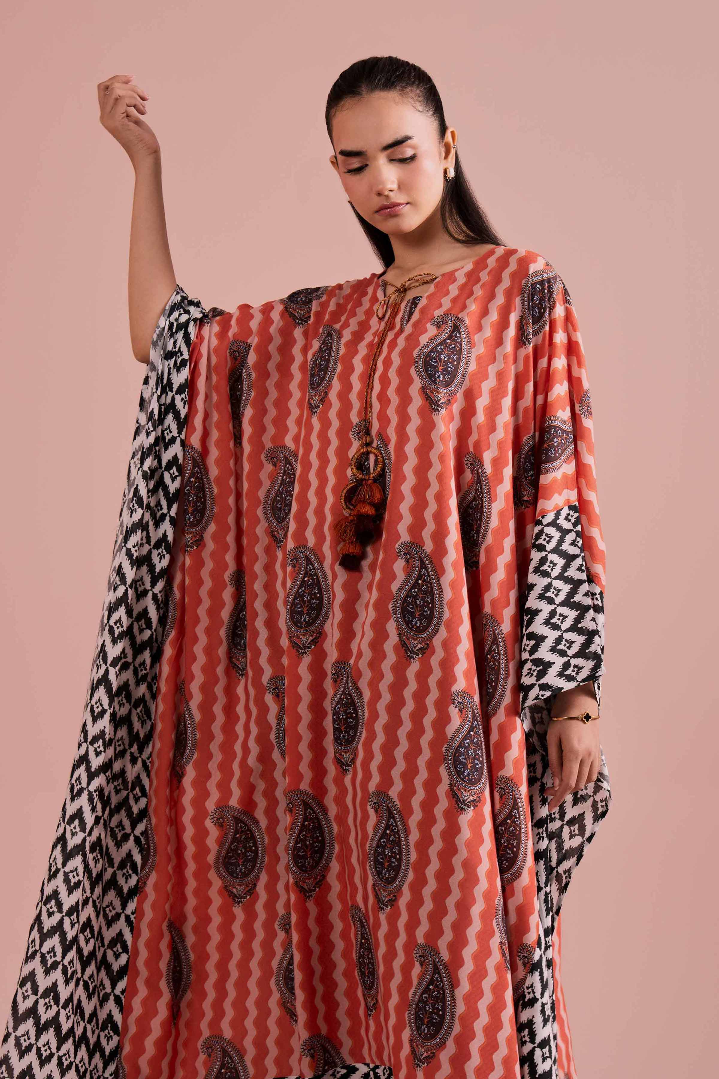 Printed Kaftan - FE26-33 - Image 8