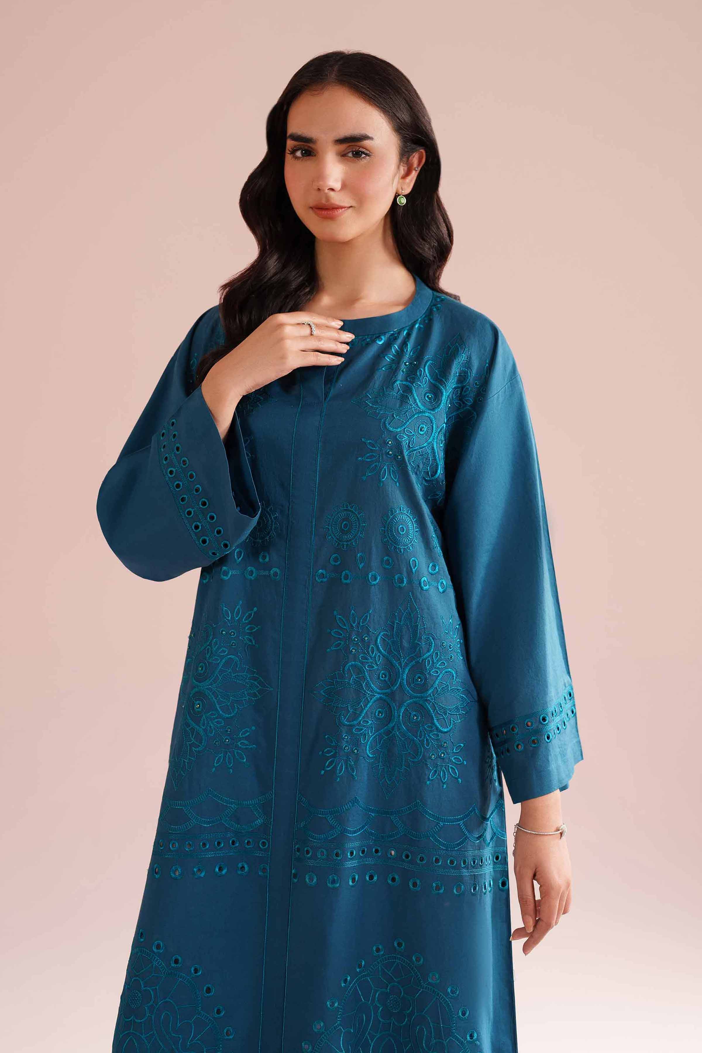 Embroidered Dress - FE26-34 - Image 6