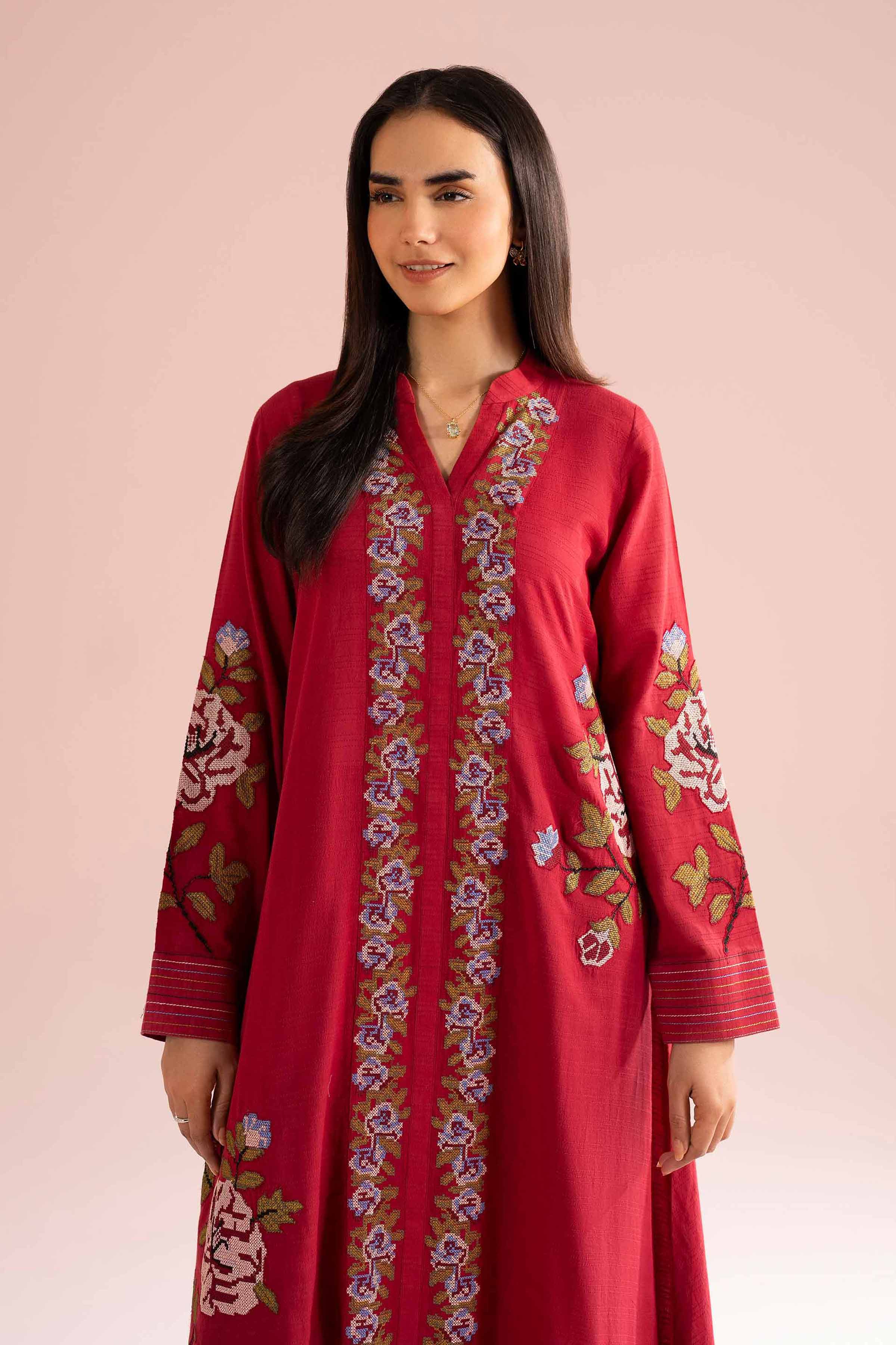 Embroidered Dress - FE26-41 - Image 2