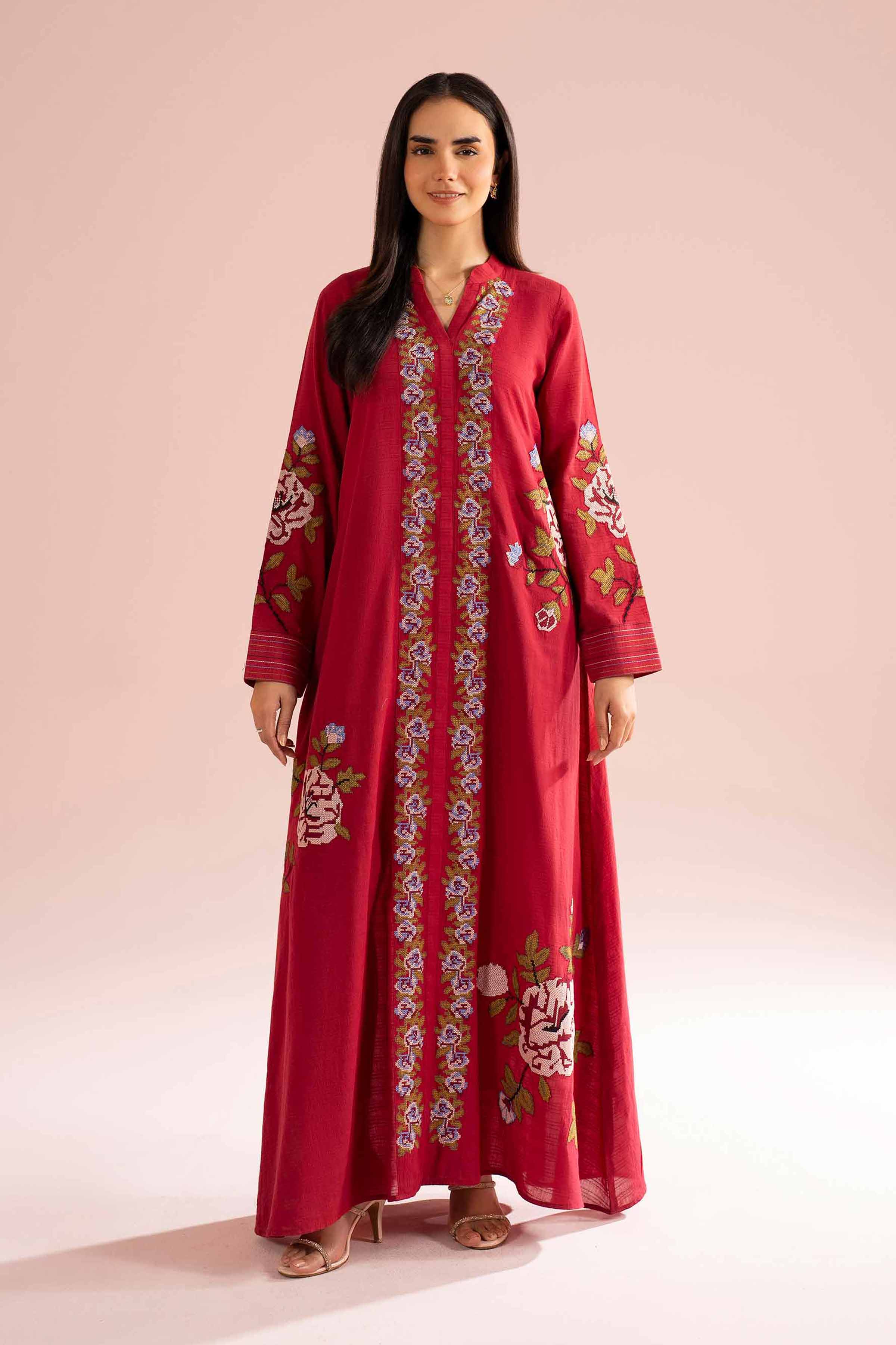 Embroidered Dress - FE26-41 - Image 4
