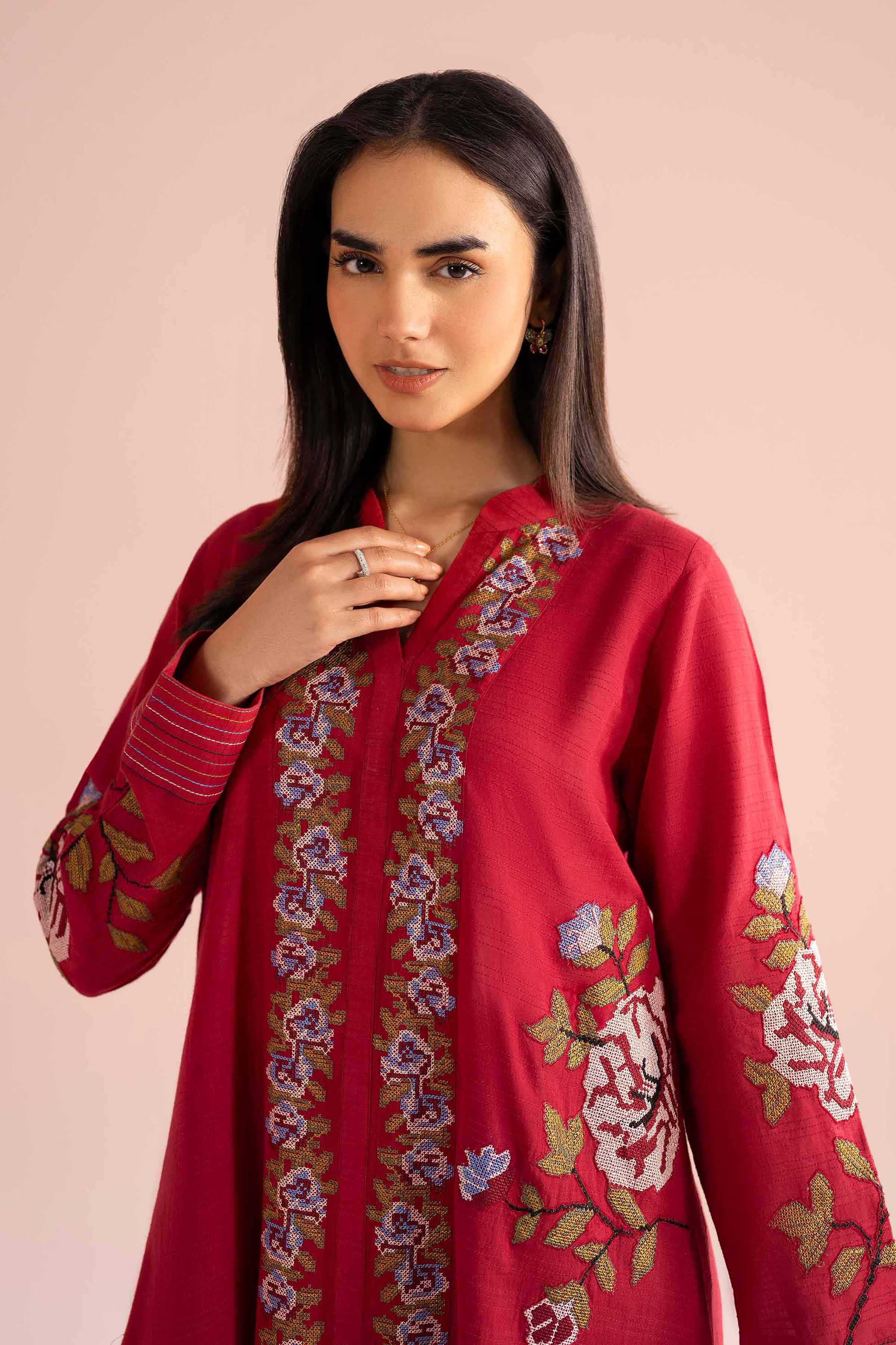 Embroidered Dress - FE26-41 - Image 5