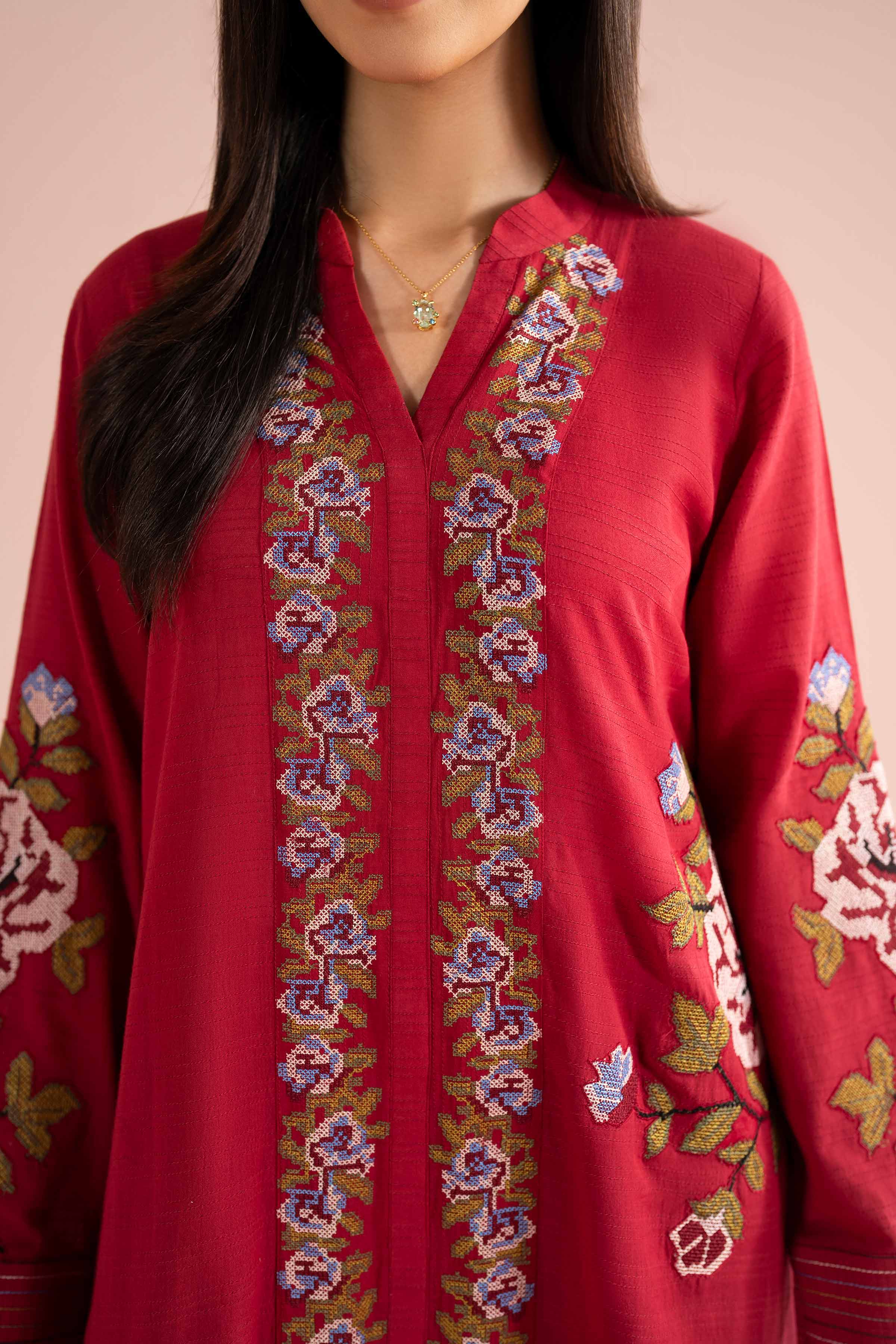 Embroidered Dress - FE26-41 - Image 6