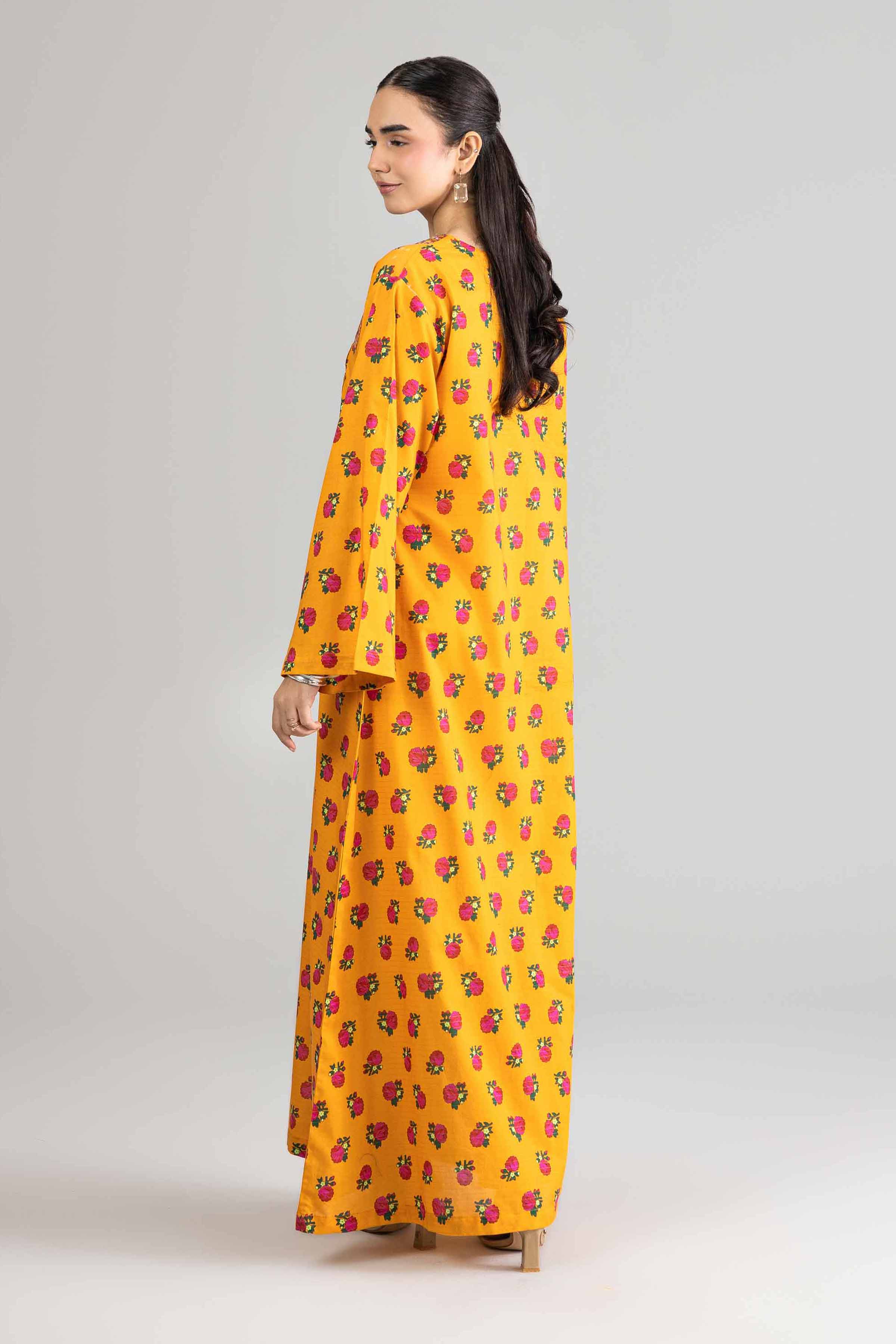 Printed Embroidered Dress - FE26-50 - Image 3