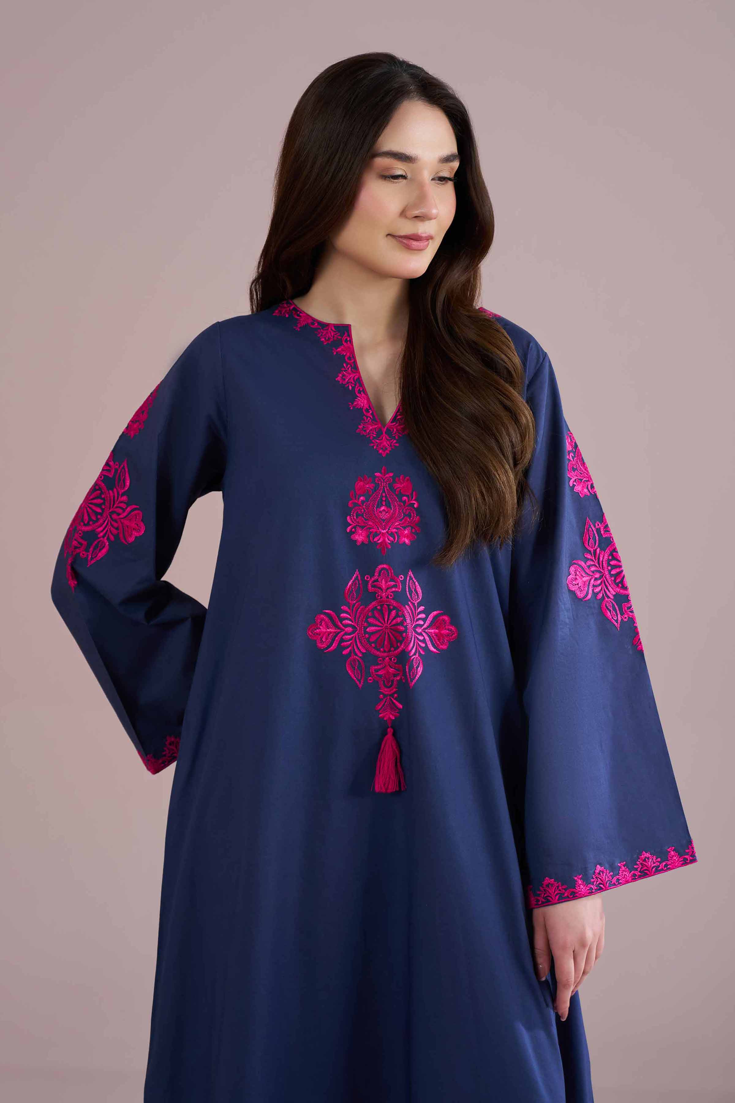 Embroidered Dress - FE26-64 - Image 2