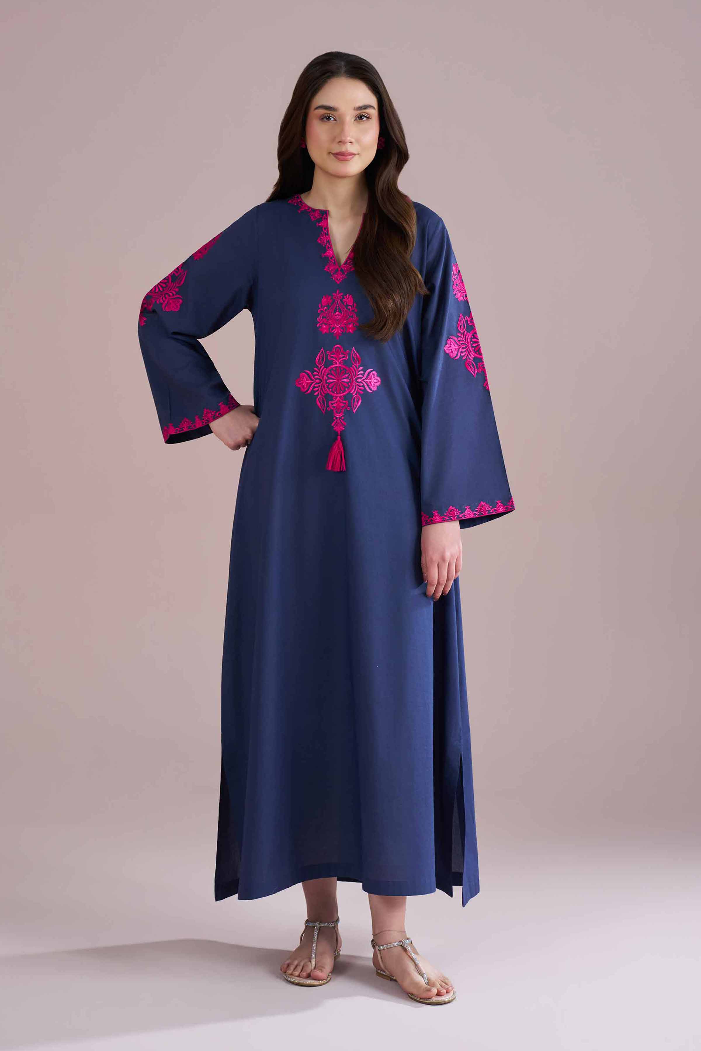 Embroidered Dress - FE26-64 - Image 4
