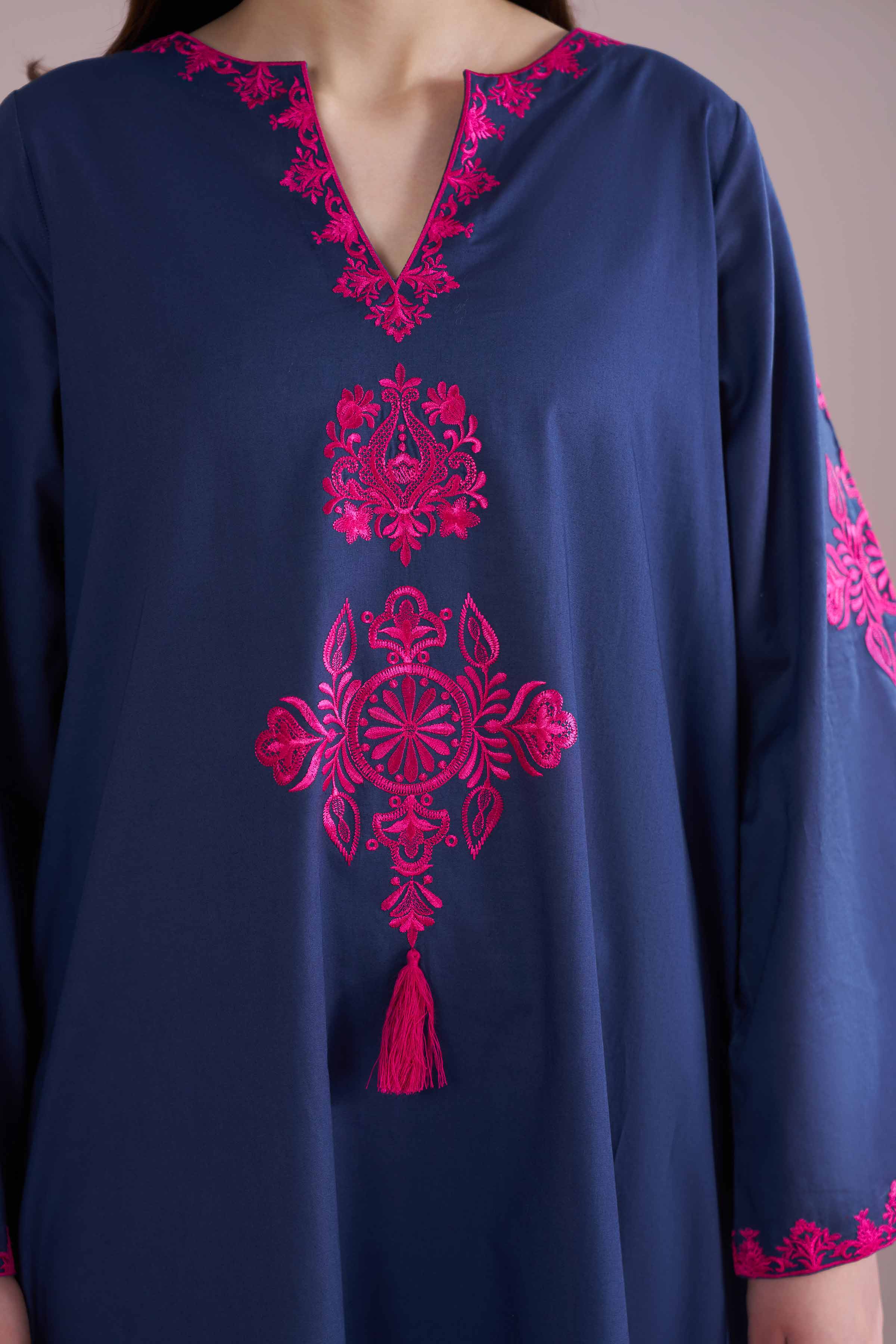 Embroidered Dress - FE26-64 - Image 7
