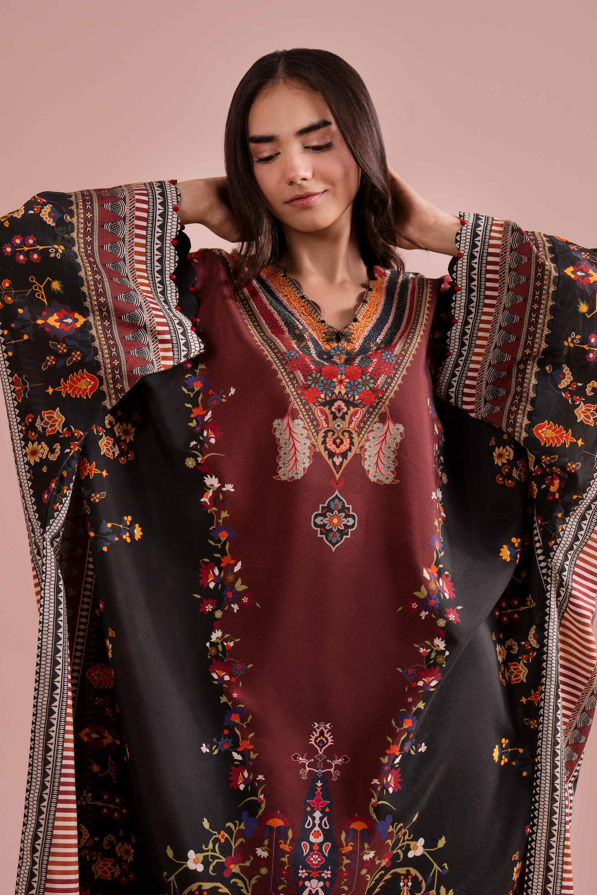 Printed Dress - FE26-67 - Image 5